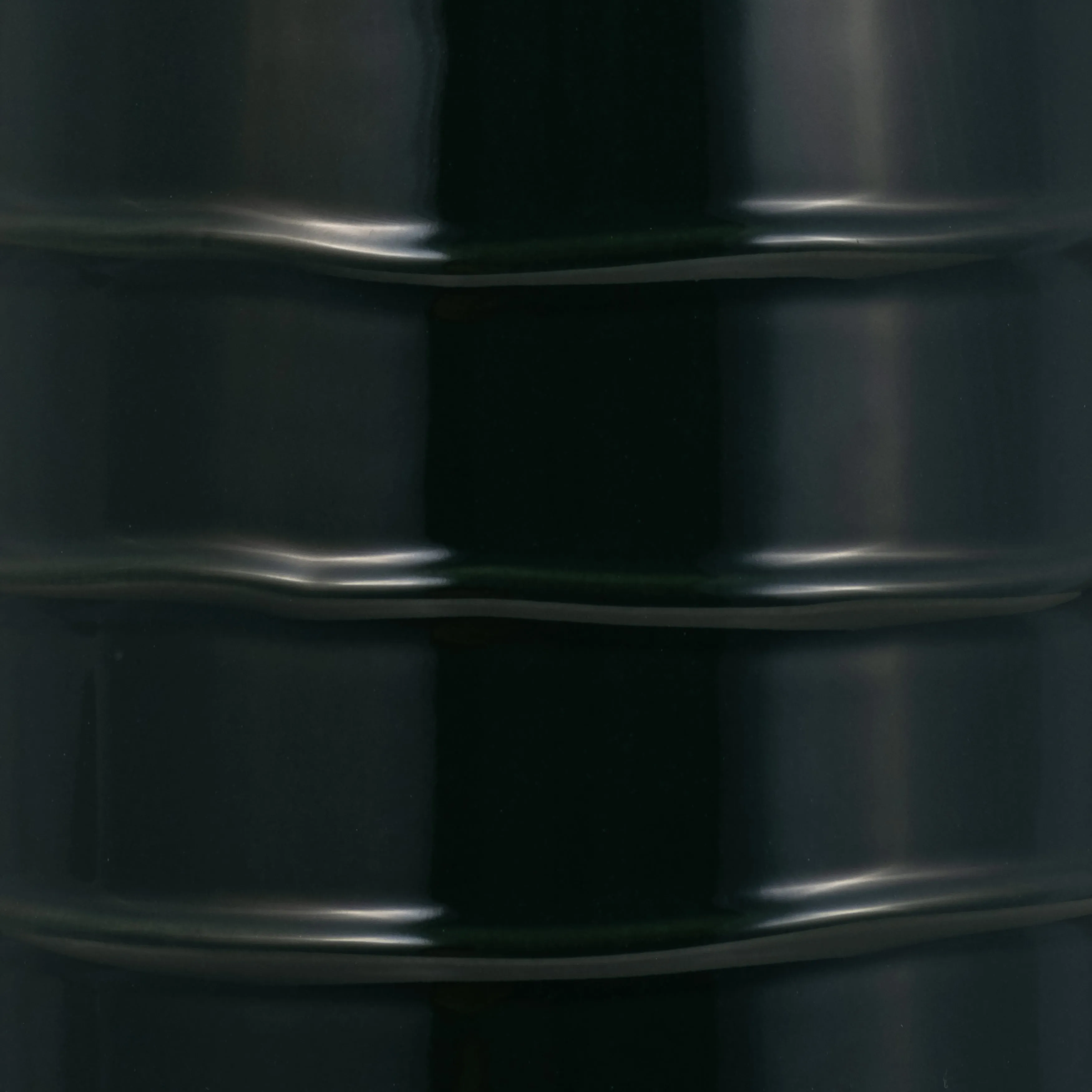 CER, 17"H TRIBAL VASE, FOREST GREEN