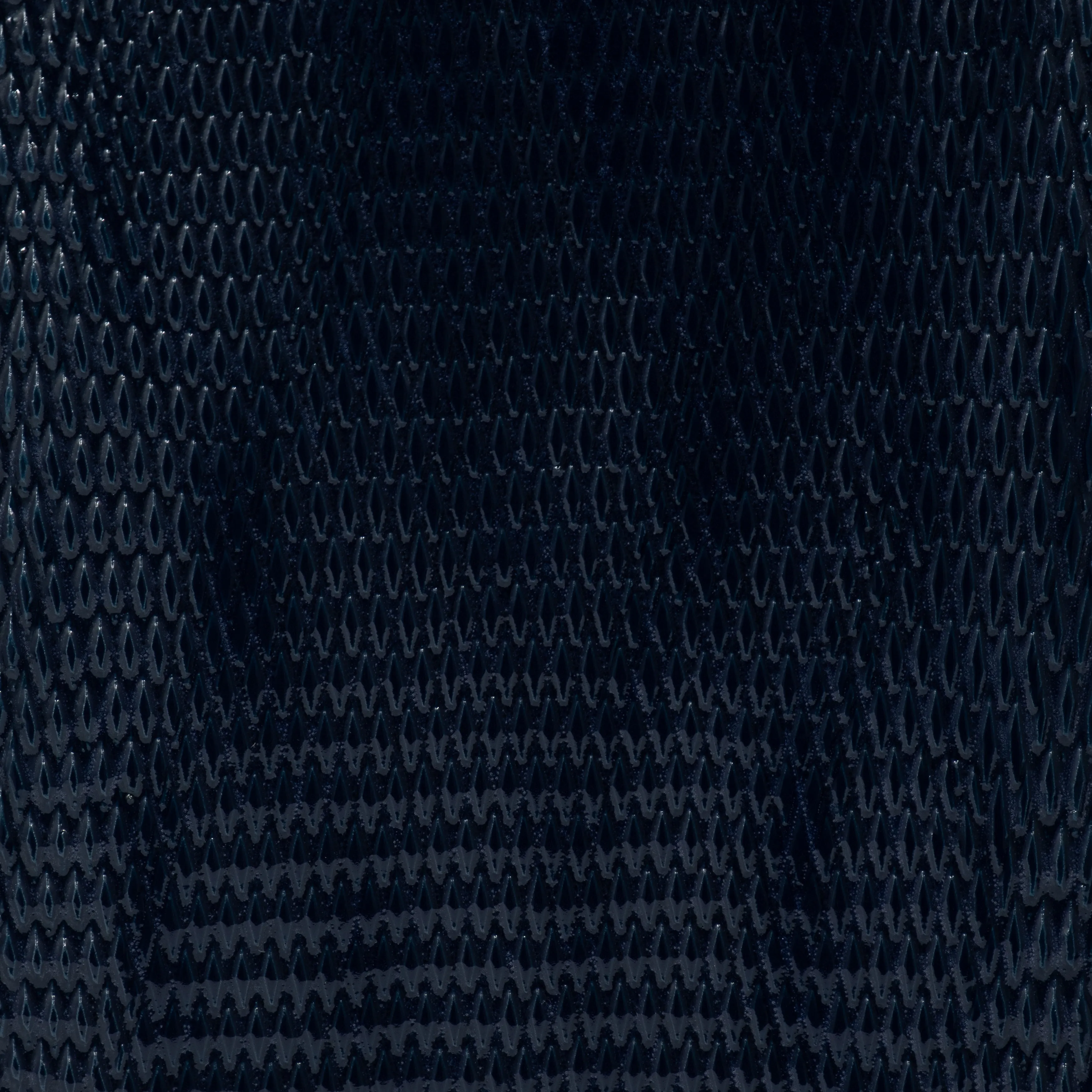 CER, 18" SQUARED GROOVED VASE, NAVY BLUE