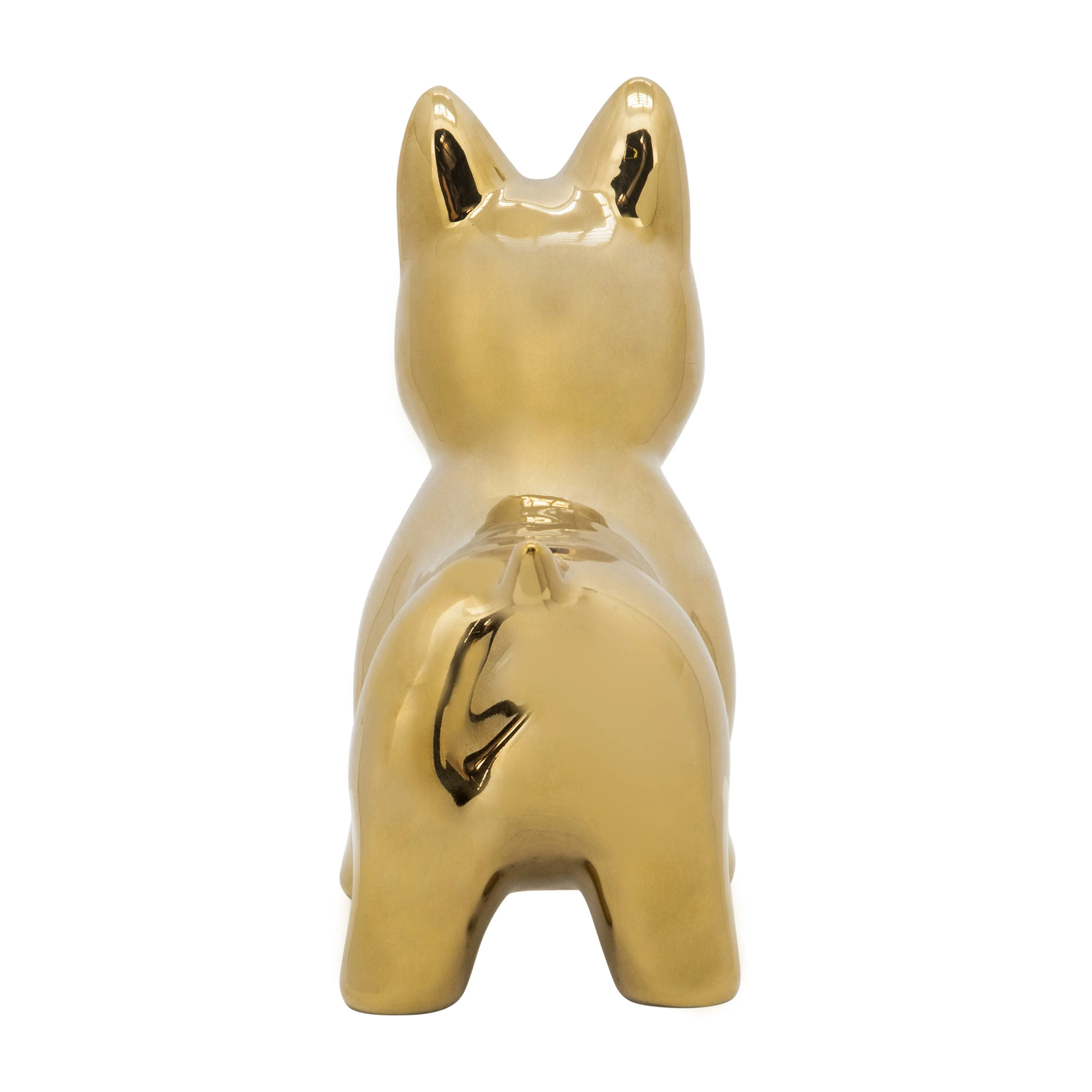 CER, 8" DOG TABLE DECO, GOLD
