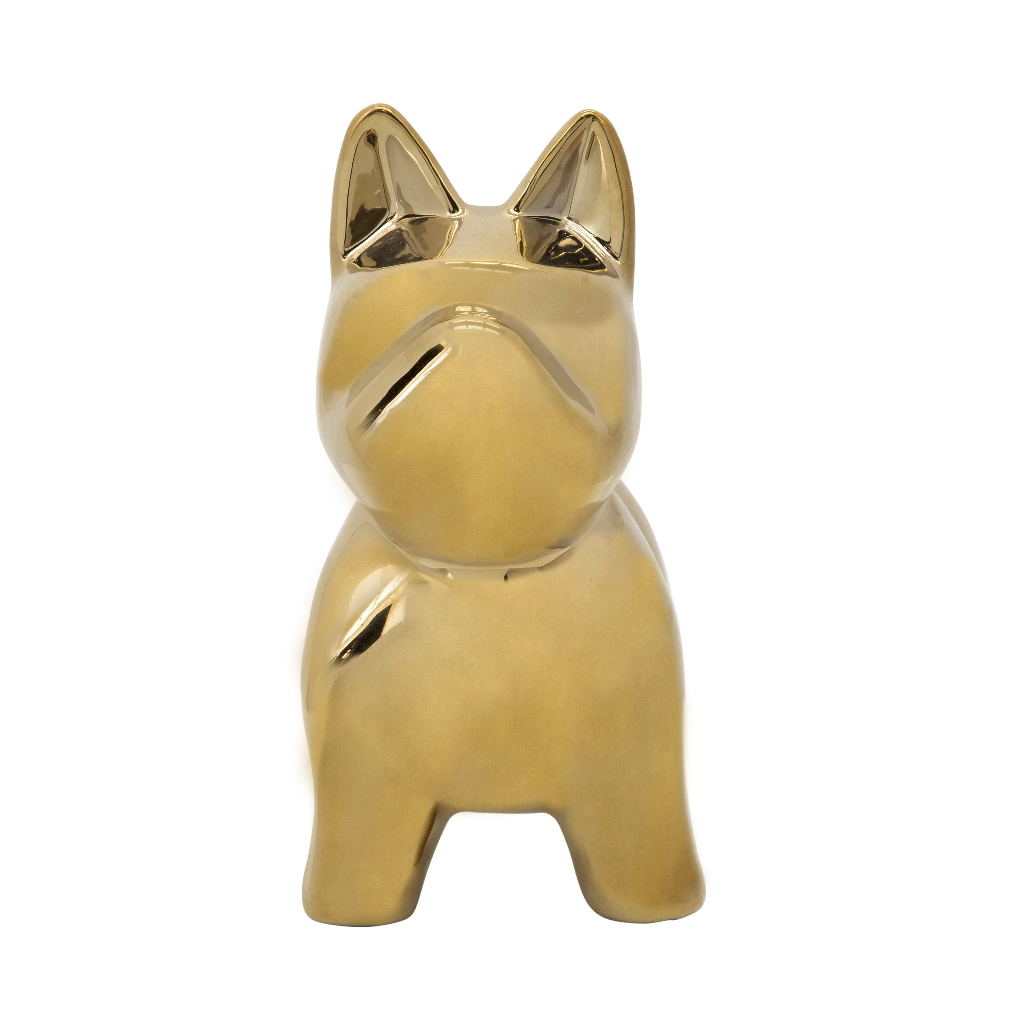 CER, 8" DOG TABLE DECO, GOLD