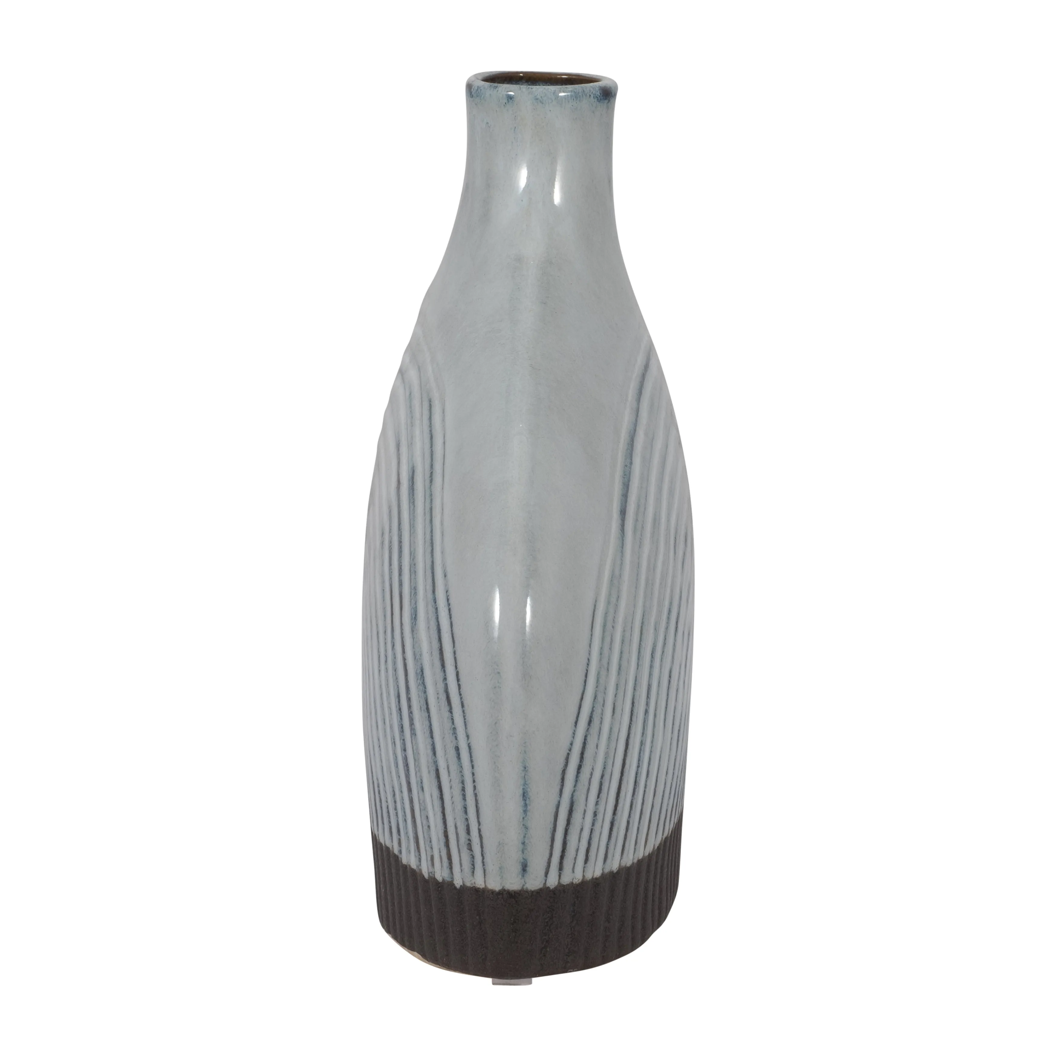 CER, 8" HALF DOME ARCH VASE, BLUE