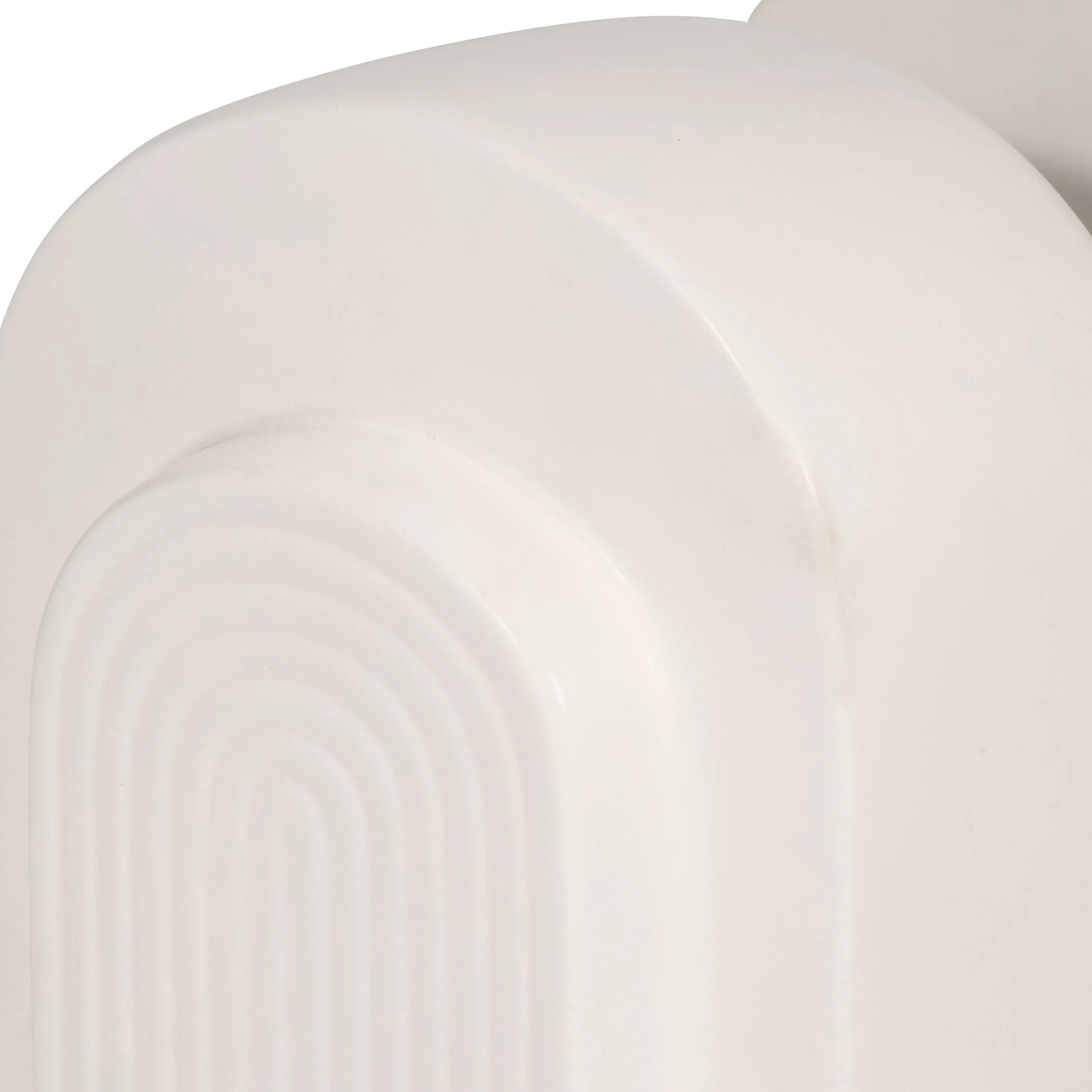 CER, S/2 7" ARCH BOOKENDS, WHITE
