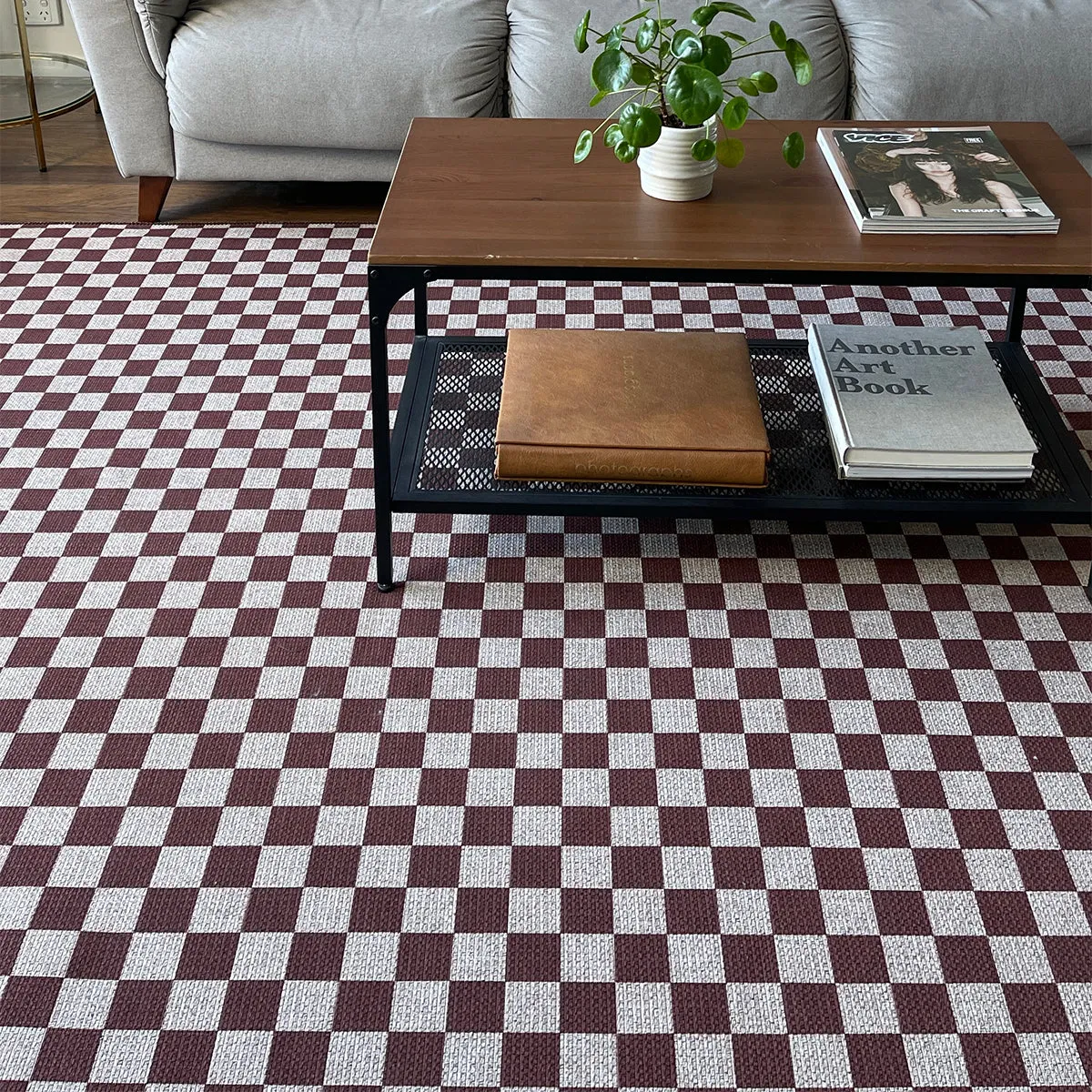 Checks New Jute Rug