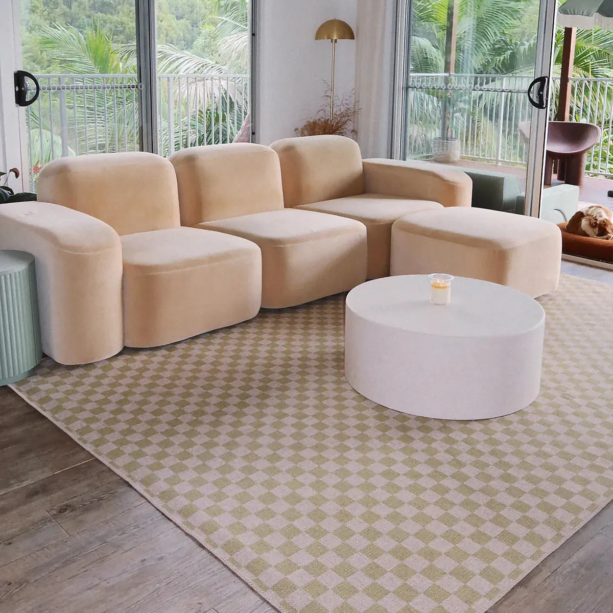 Checks New Jute Rug