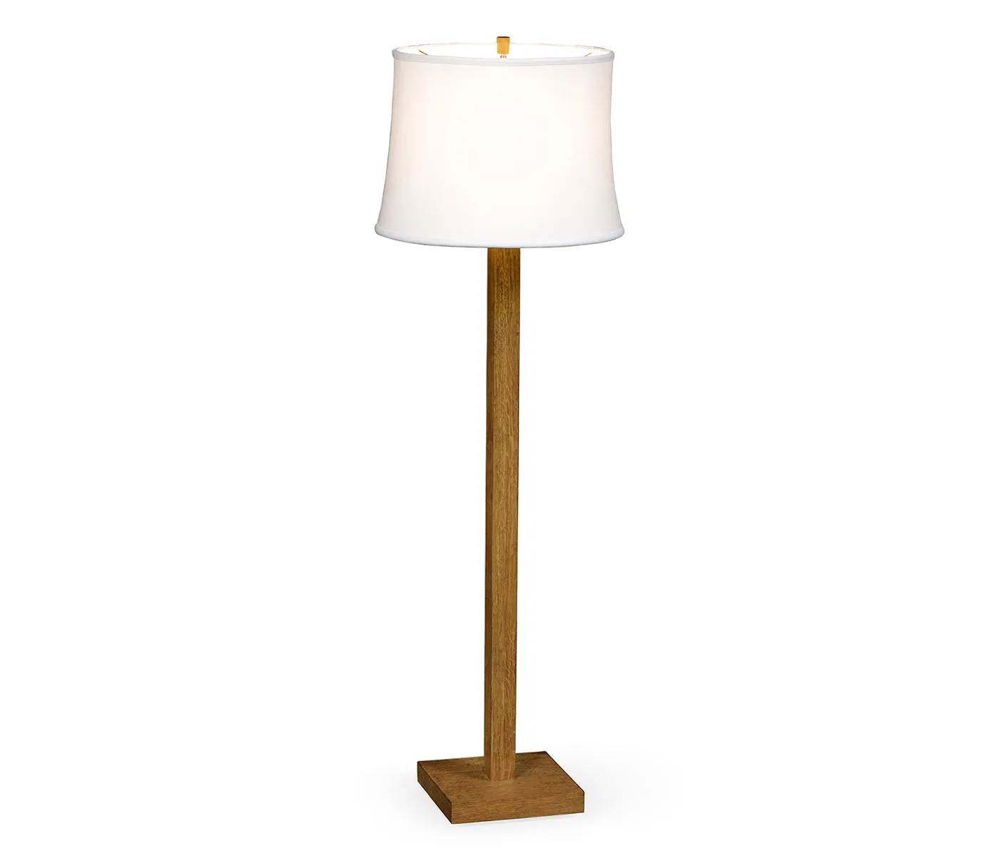 Churchman Collection - Brushed Golden Oak Floor Lamp