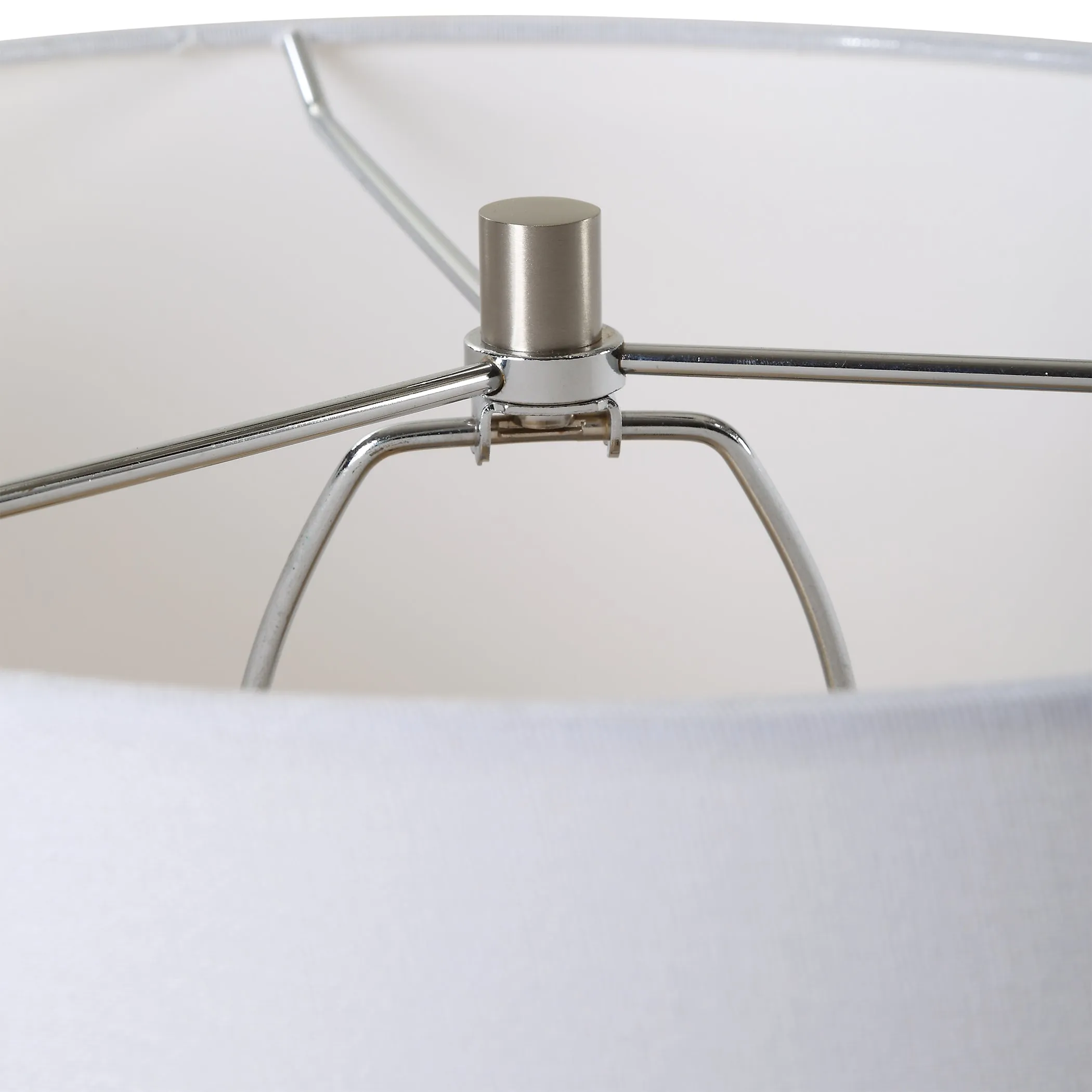 Clear Sky Blue Glass Table Lamp