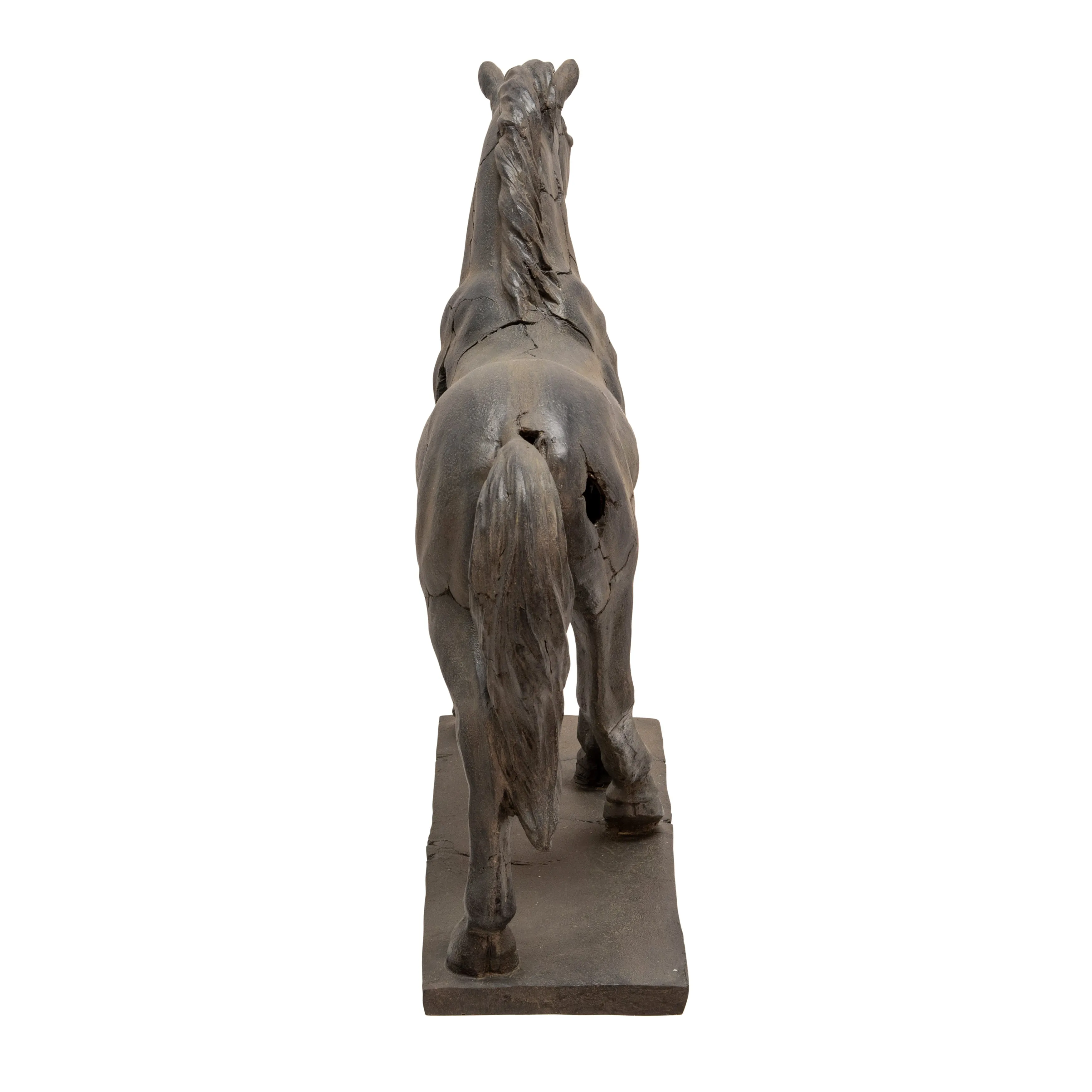 CRACKED HORSE SCULPTURE