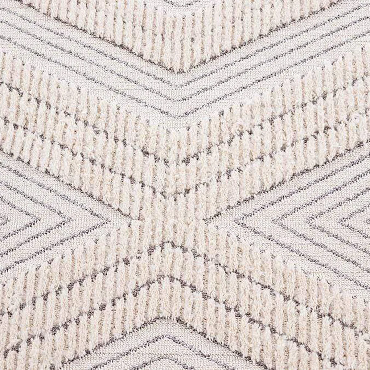 Dayna Textured Diamond Tribal Rug