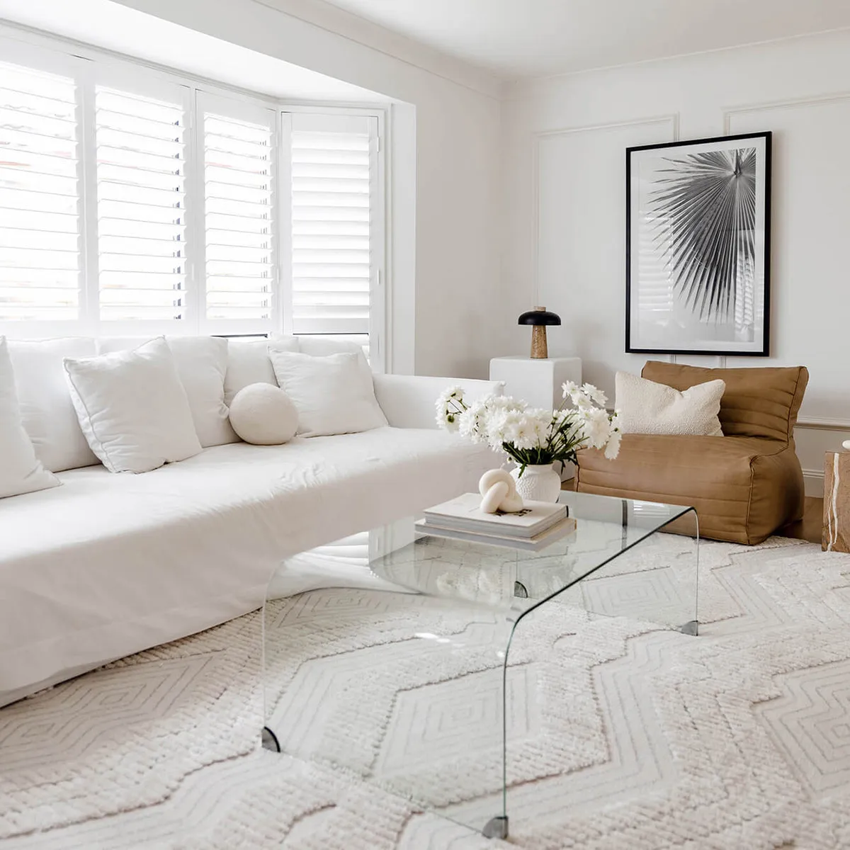 Dayna Textured Diamond Tribal Rug