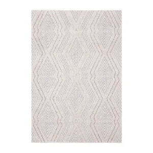 Dayna Textured Diamond Tribal Rug