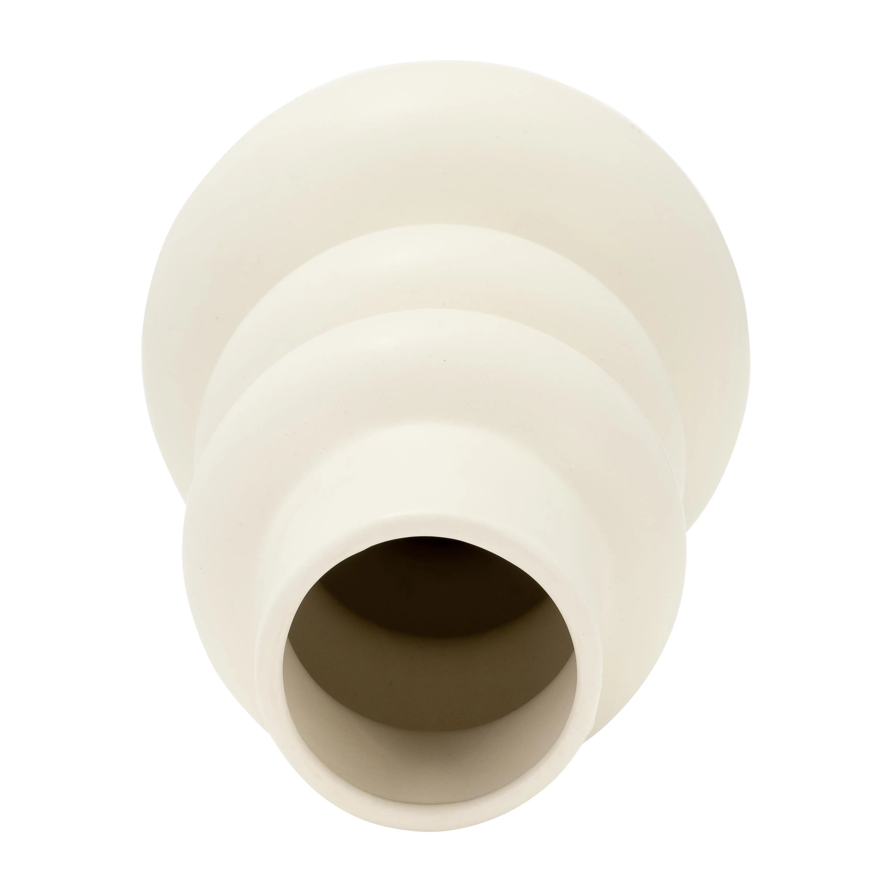 DOL, 10"H STACKED SPHERES, COTTON