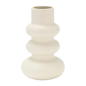 DOL, 10"H STACKED SPHERES, COTTON