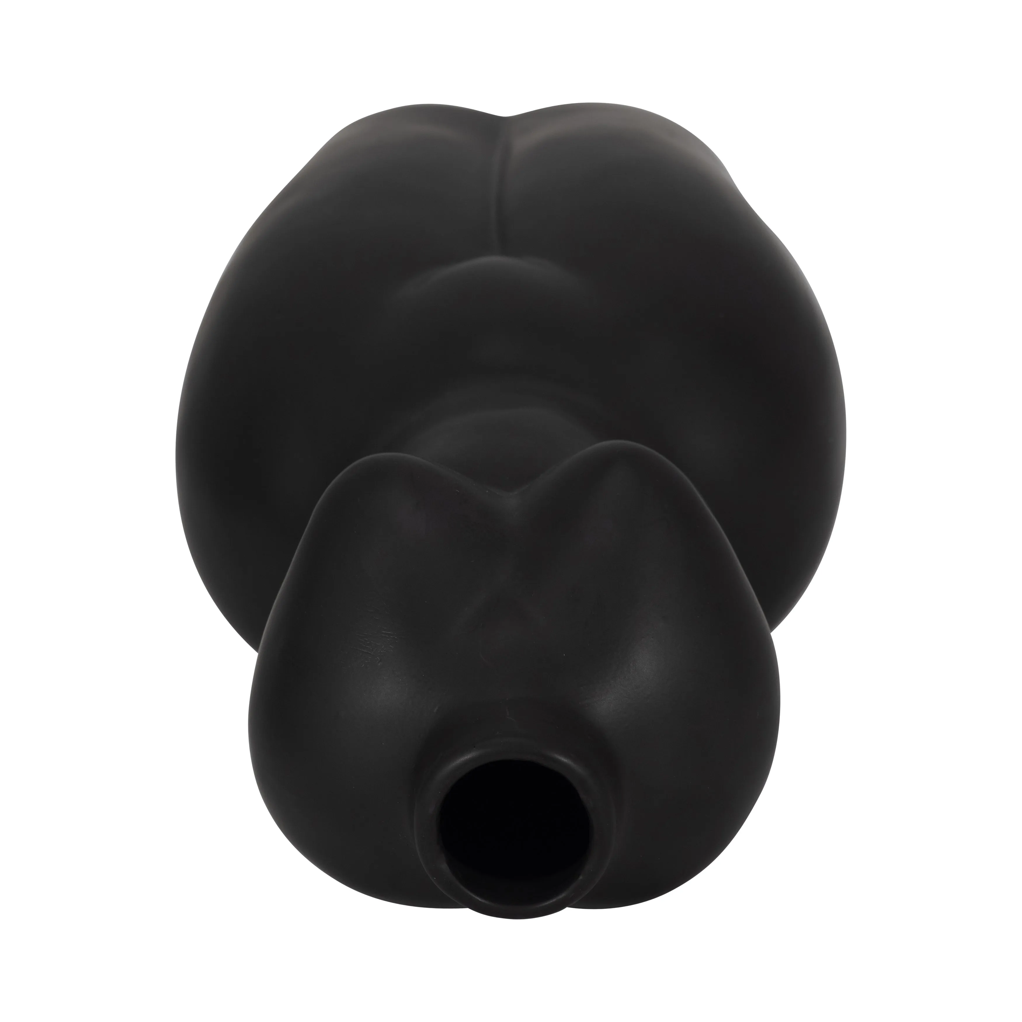 DOL, 12"H TORSO VASE, BLACK