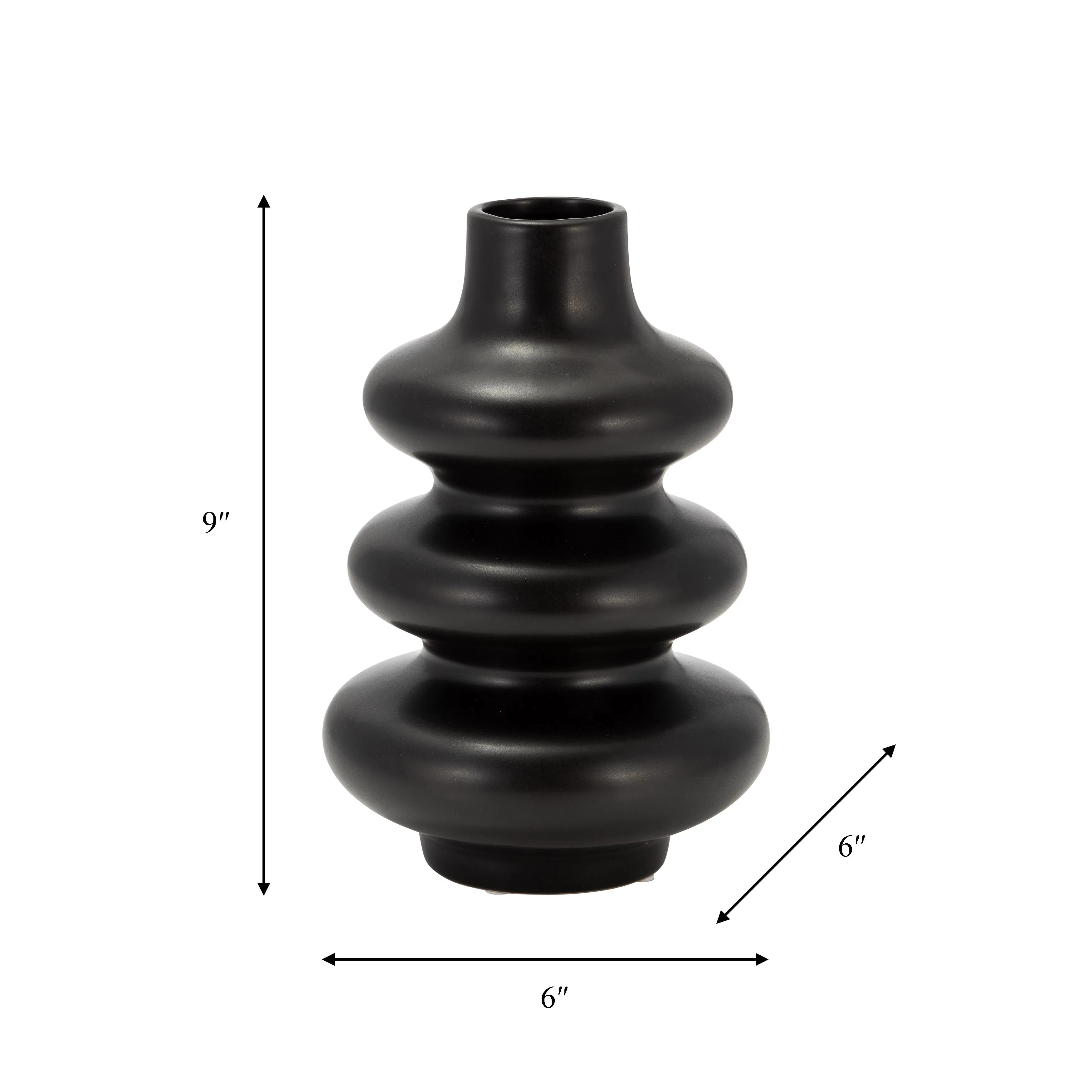 DOL, 9"H STACKED SPHERES, JAVA