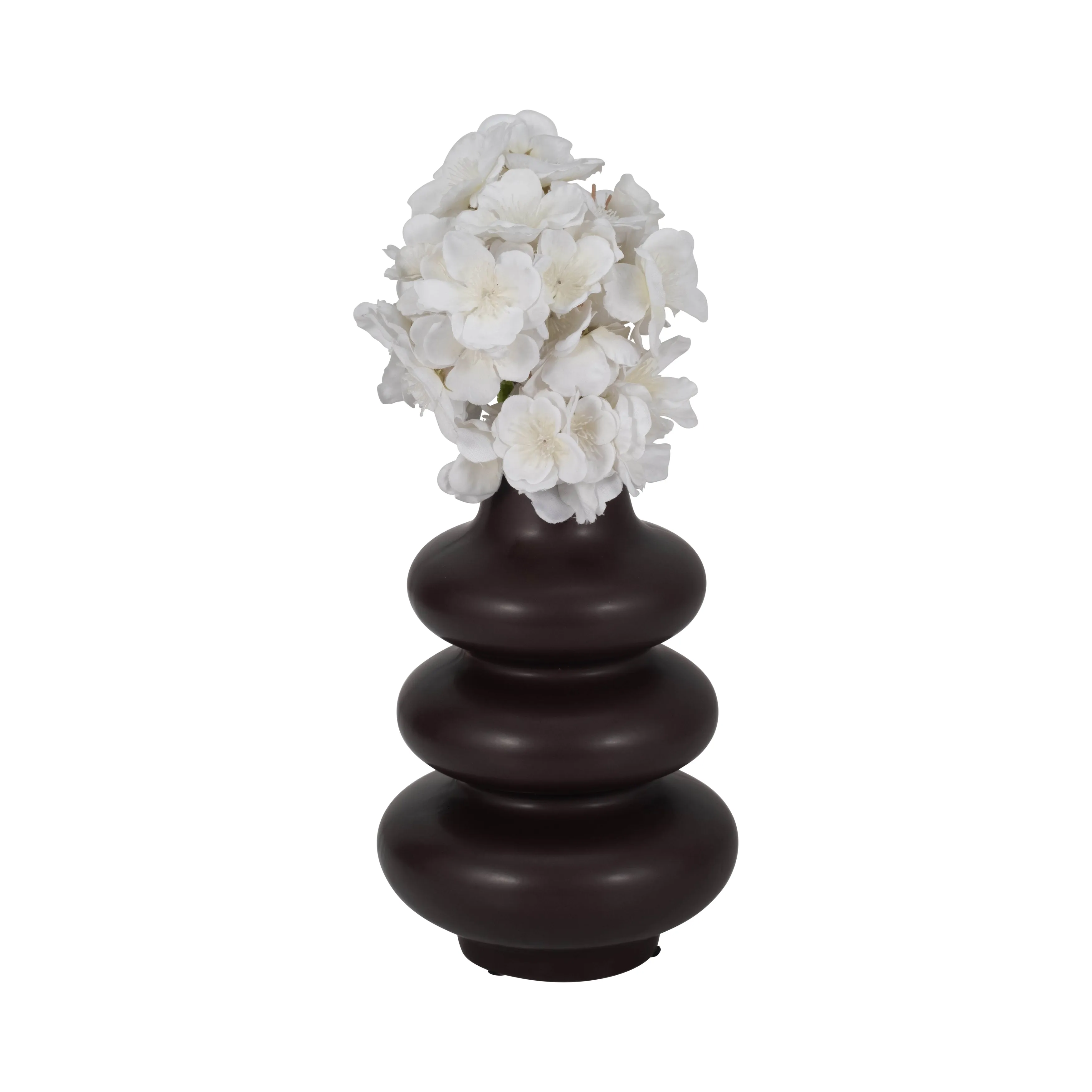 DOL, 9"H STACKED SPHERES, JAVA