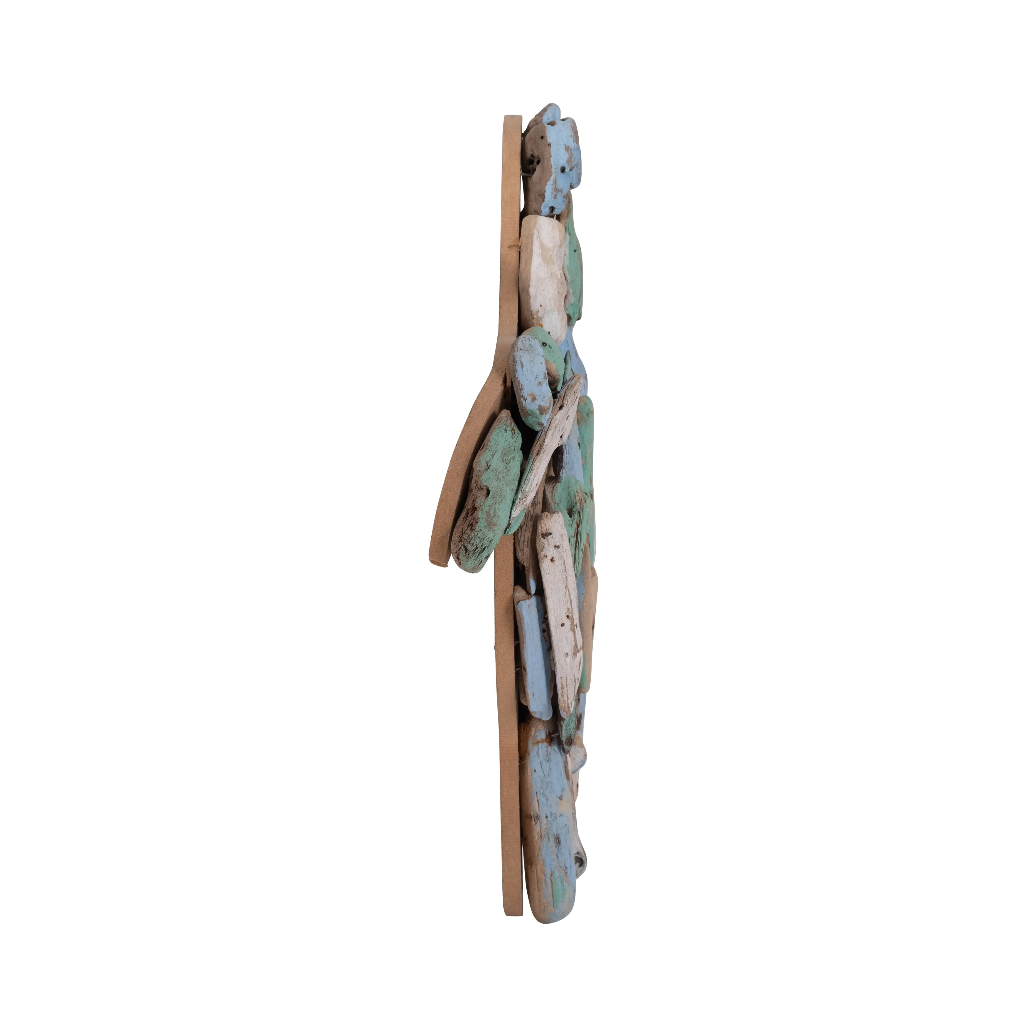 DRIFTWOOD, 13"L MULTICOLORED TURTLE