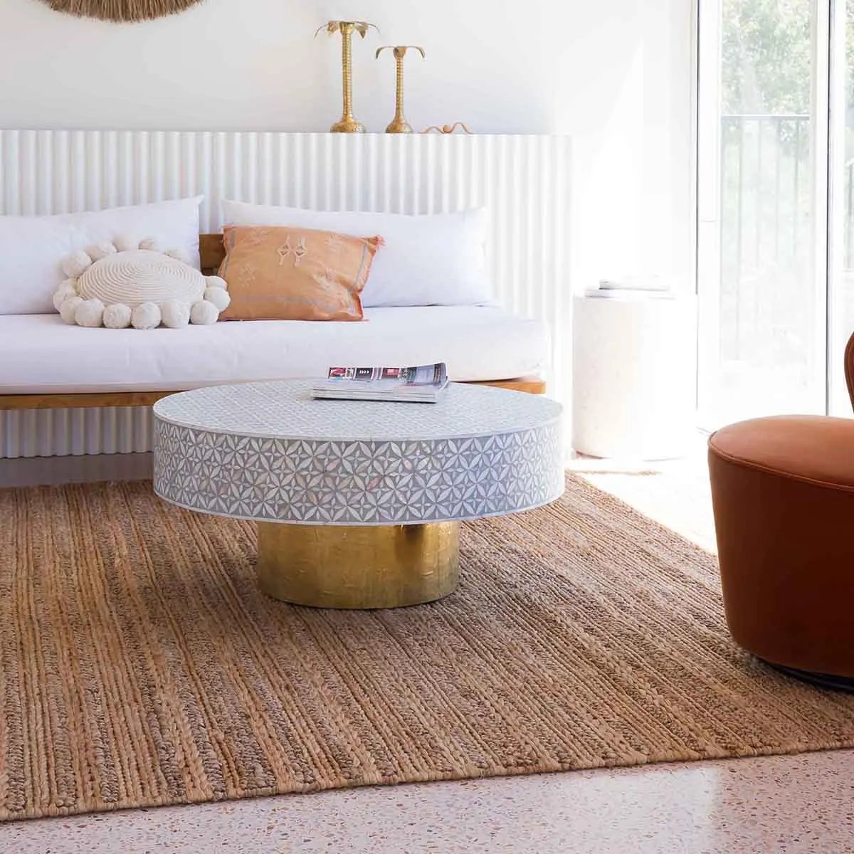 Eboni Chunky Braided Jute and Cotton Rug