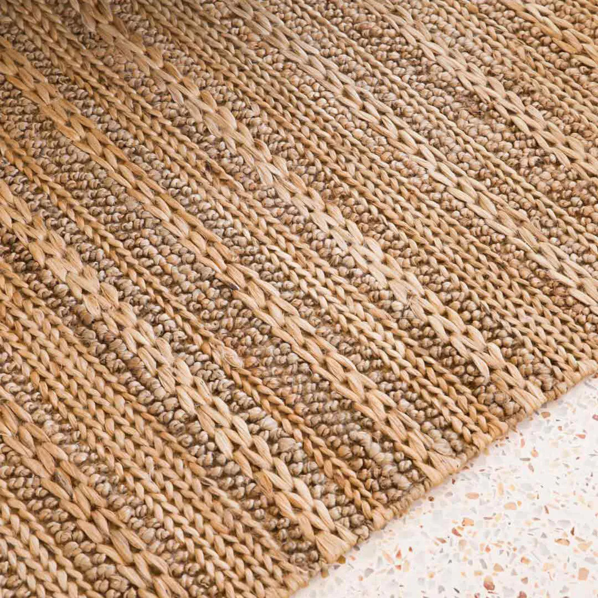 Eboni Chunky Braided Jute and Cotton Rug