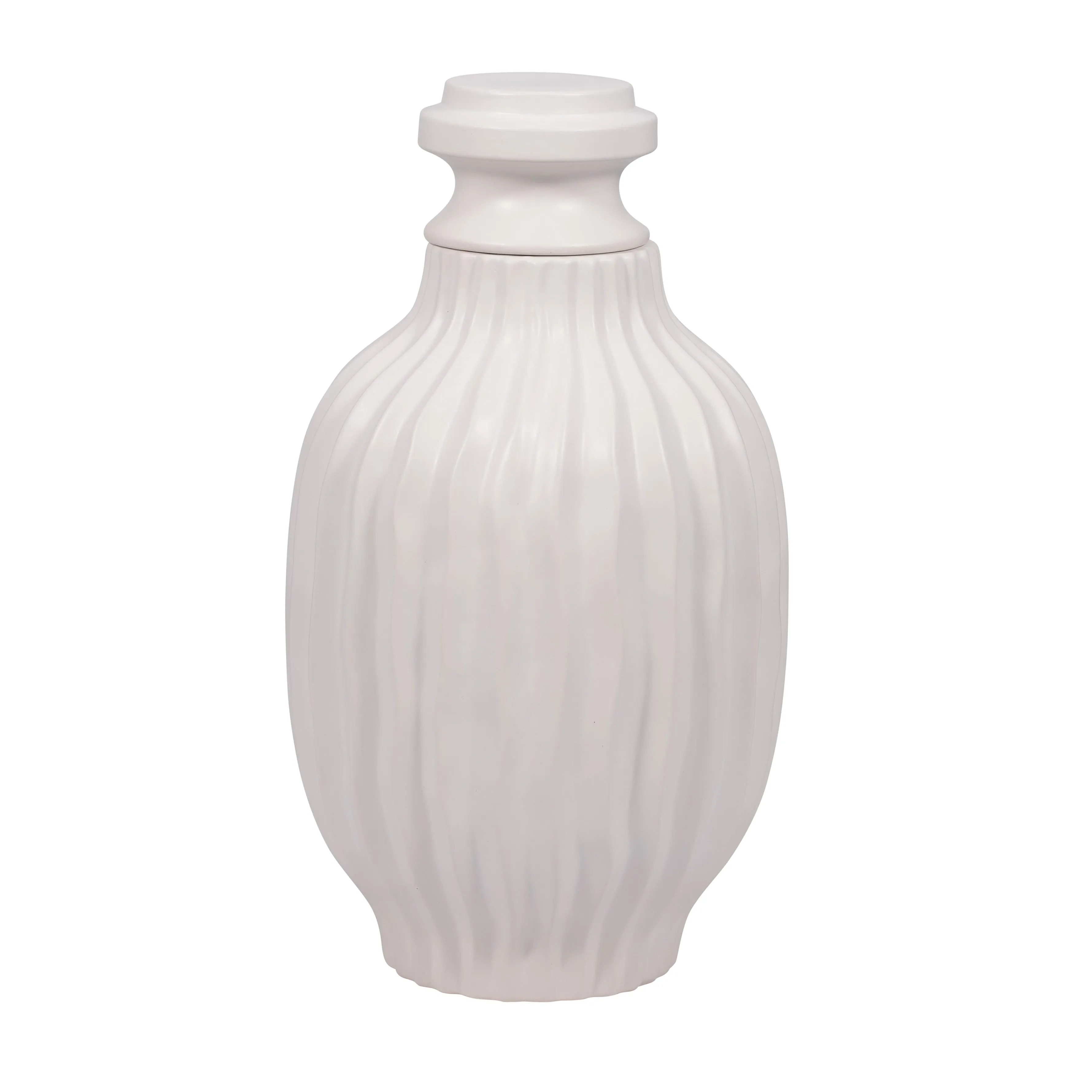 FENTON LARGE CERAMIC LIDDED JAR