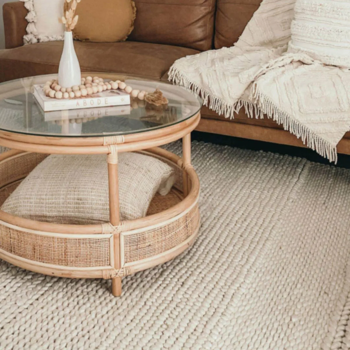 Fleur Braided and Looped Rug