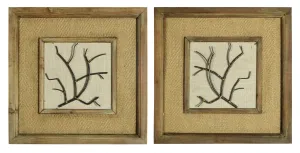Framed Sticks - Light Brown