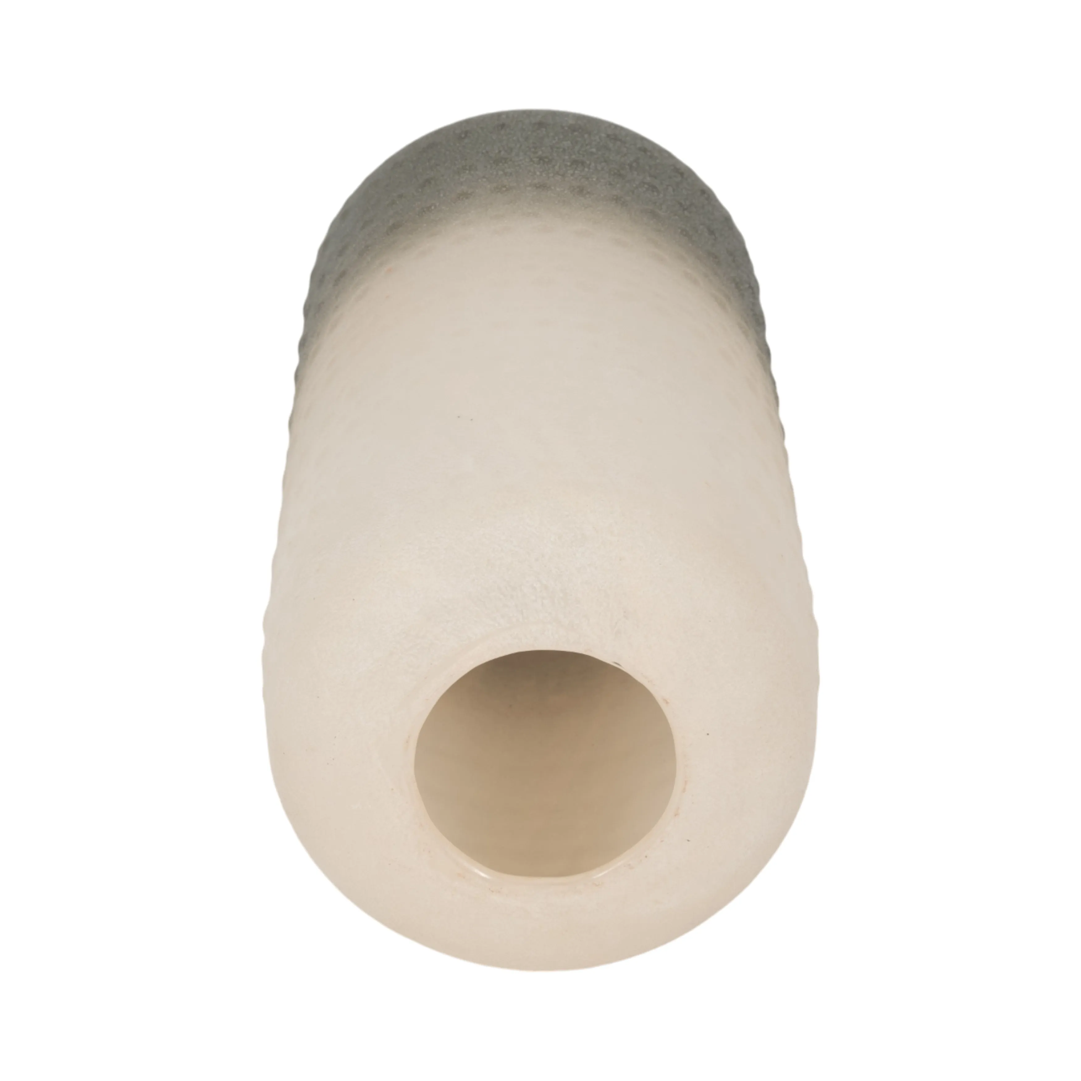 Glass 11" Textured 2-tone Vase,