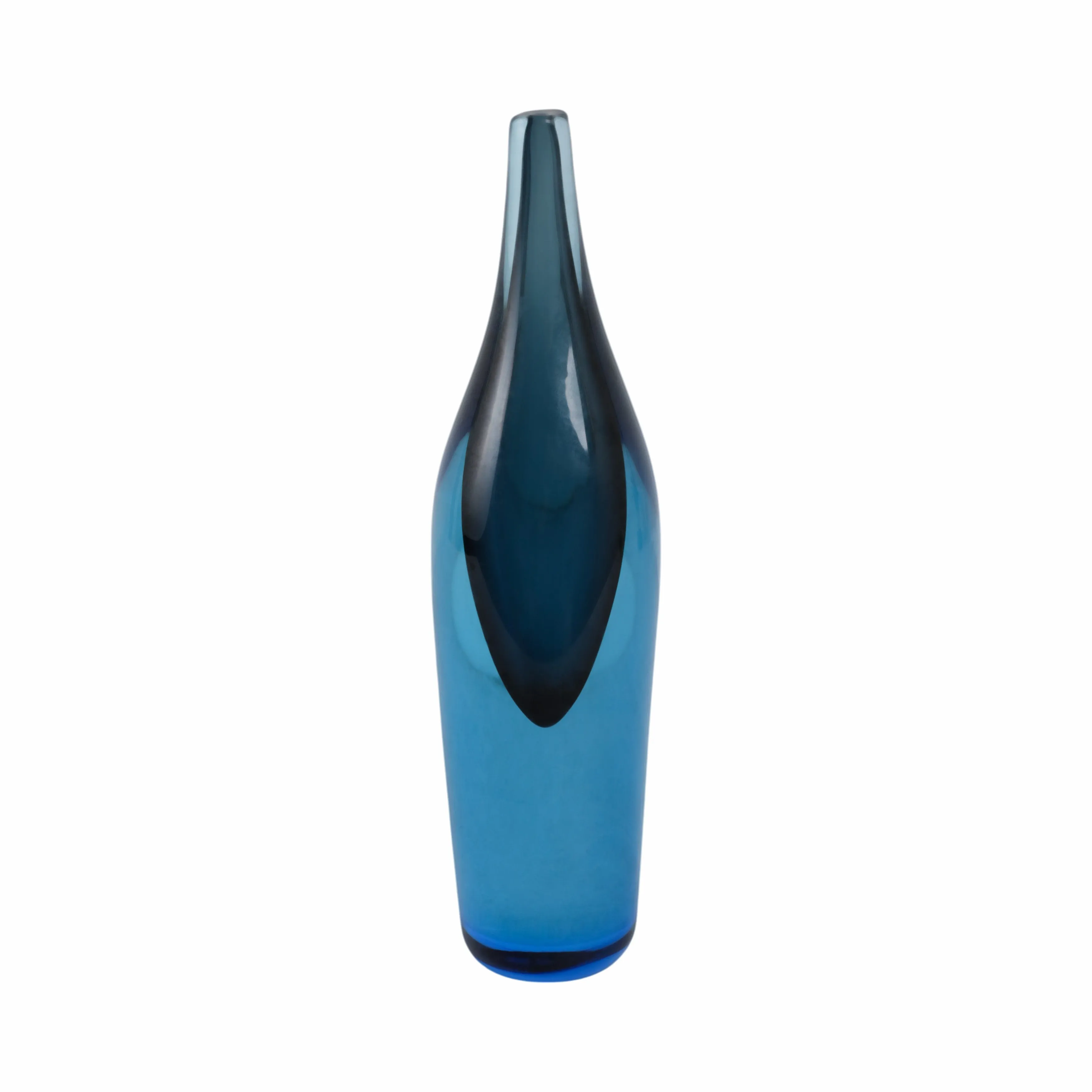 GLASS 14" DECOR, BLUE