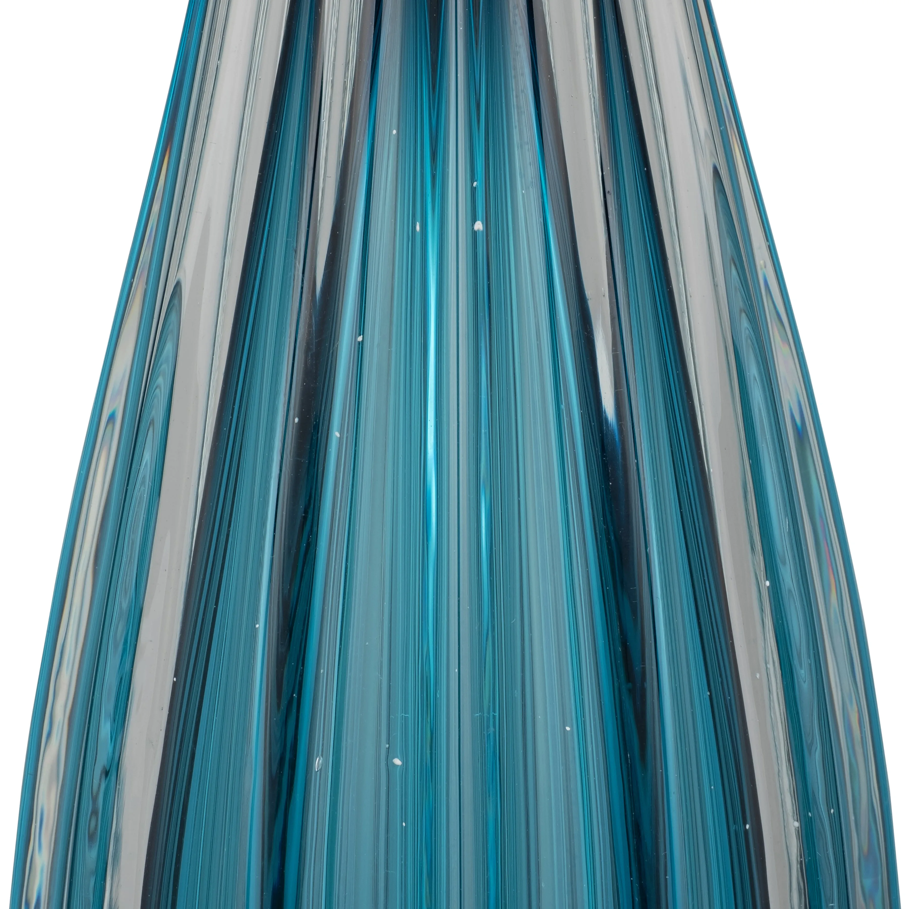 GLASS, 19" PAPERWEIGHT TEAL