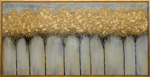 Golden Garden Handmade Oil Painting