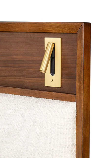 Hepburne Queen Bed Walnut