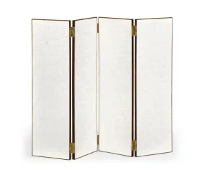 JC Modern - Eclectic Collection - Crackle Ceramic Lacquered Folding Screen
