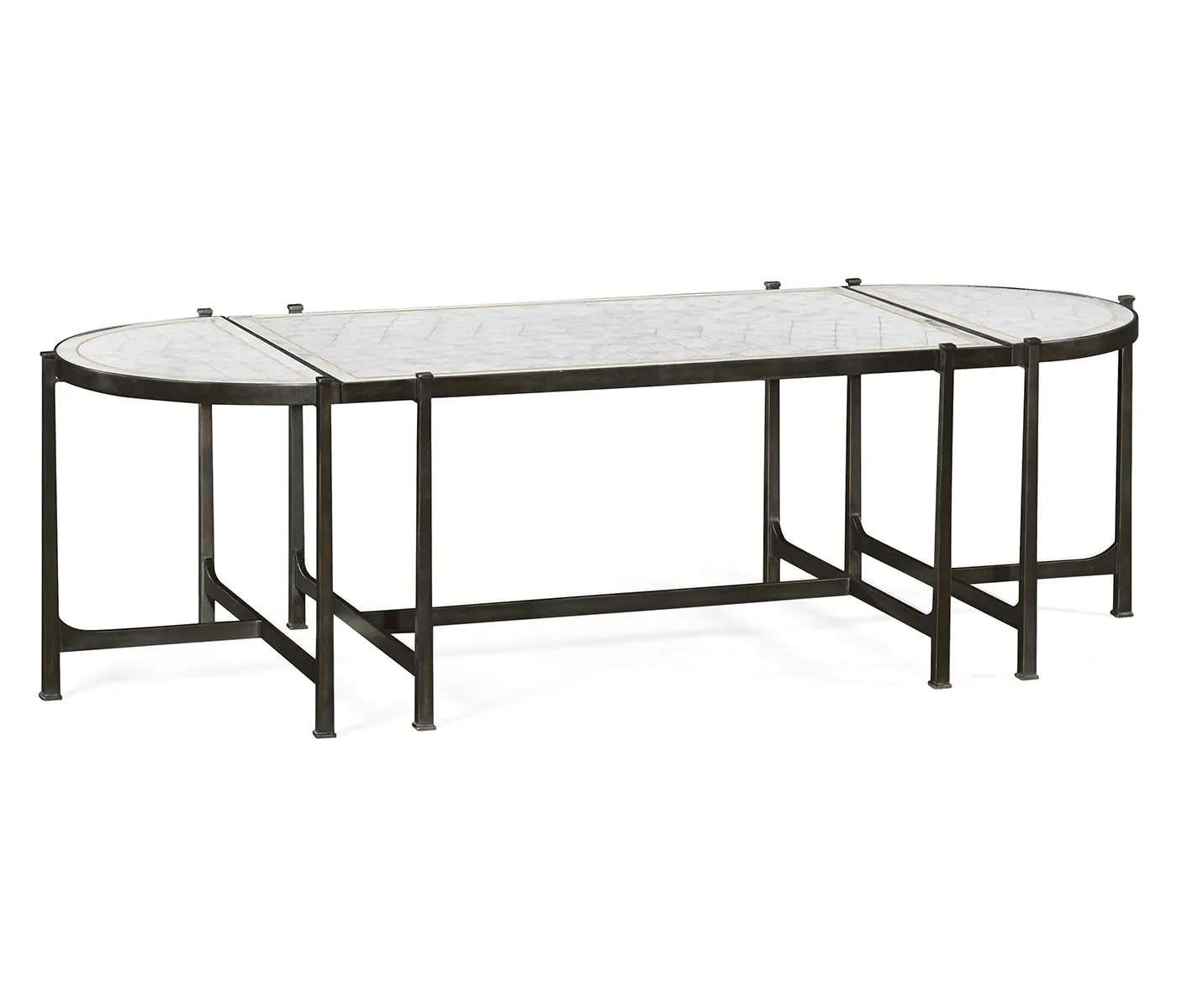 JC Modern - Luxe Collection - glomis & Bronze Iron Bunching Tables