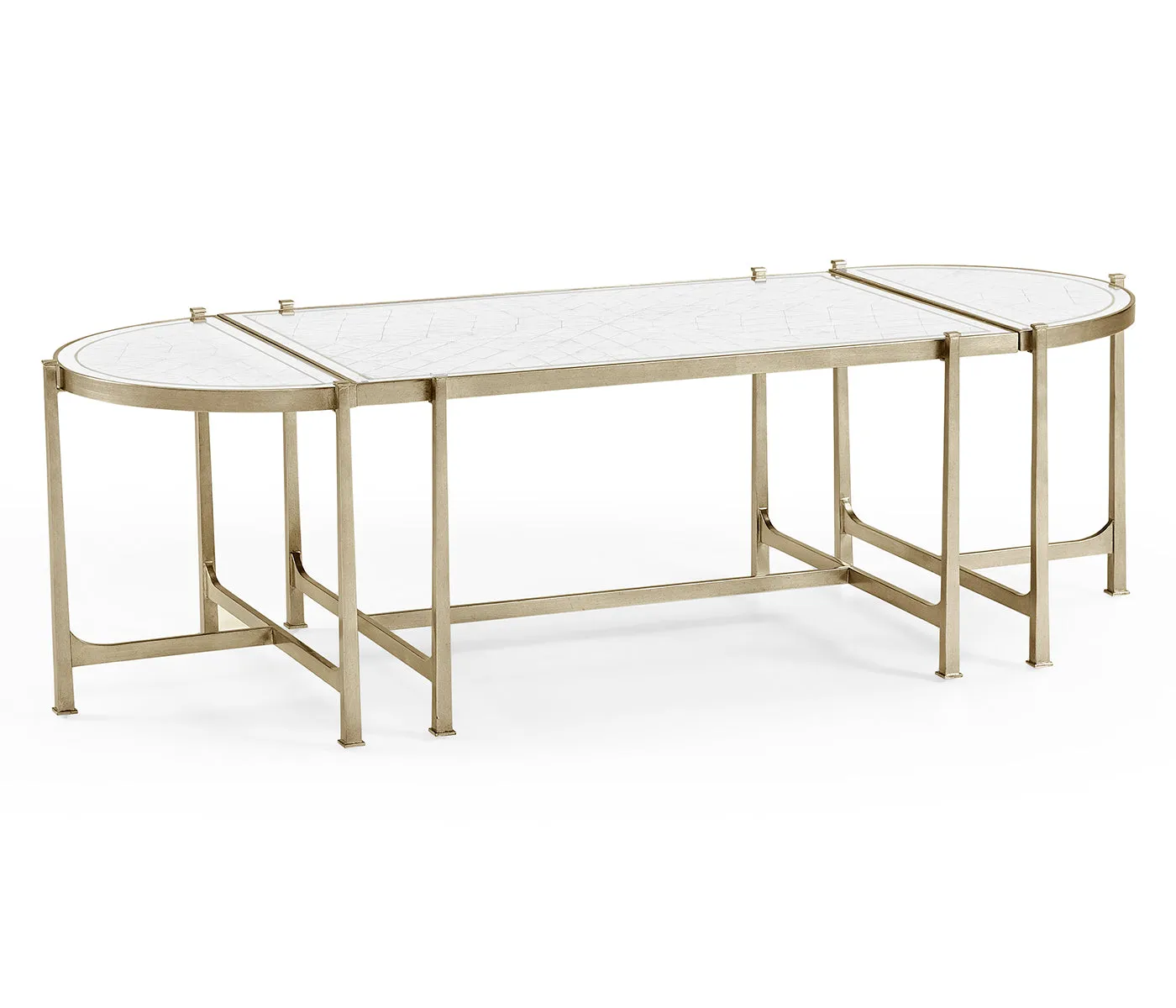 JC Modern - Luxe Collection - glomis & Silver Iron Bunching Tables