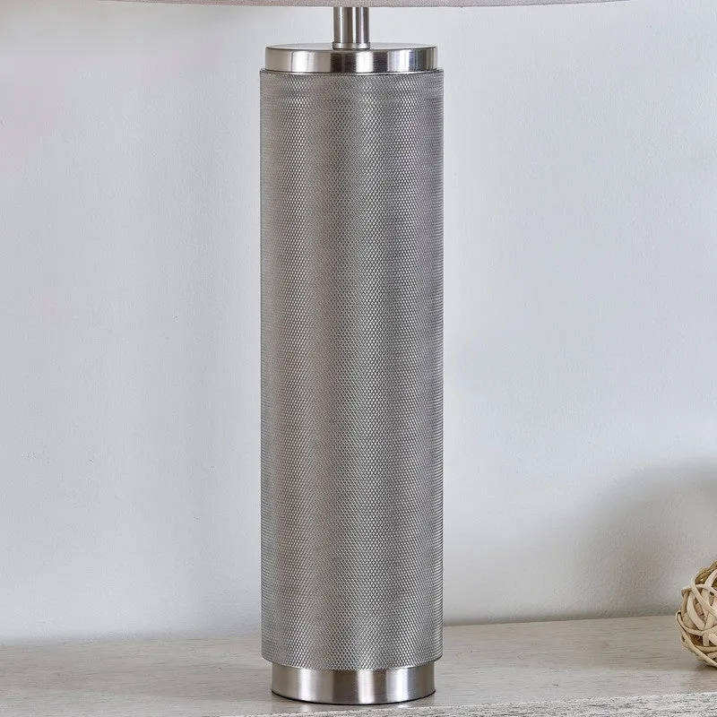 Large Silver Nostalgia Table Lamp