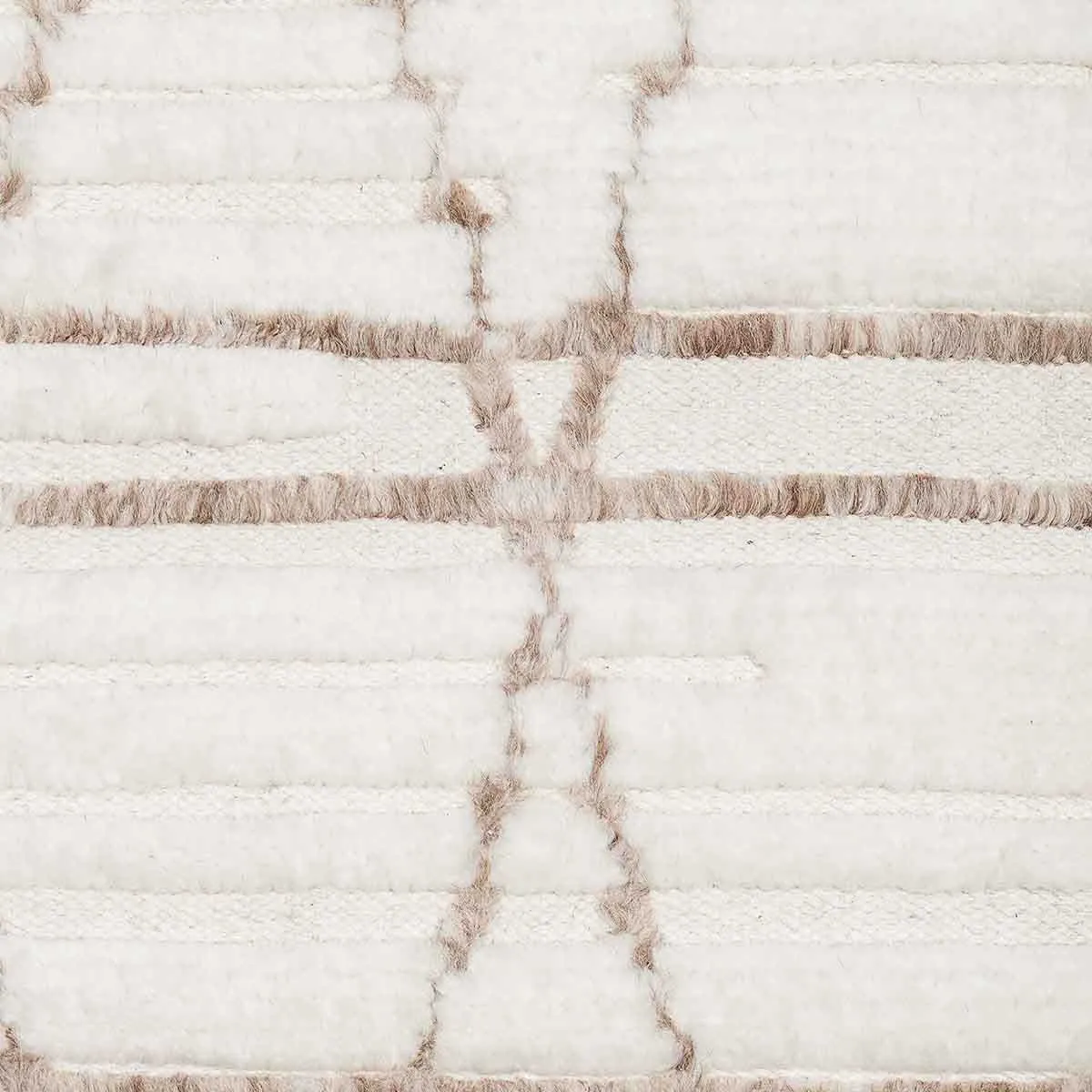 Leona Tribal Wool Shag Rug