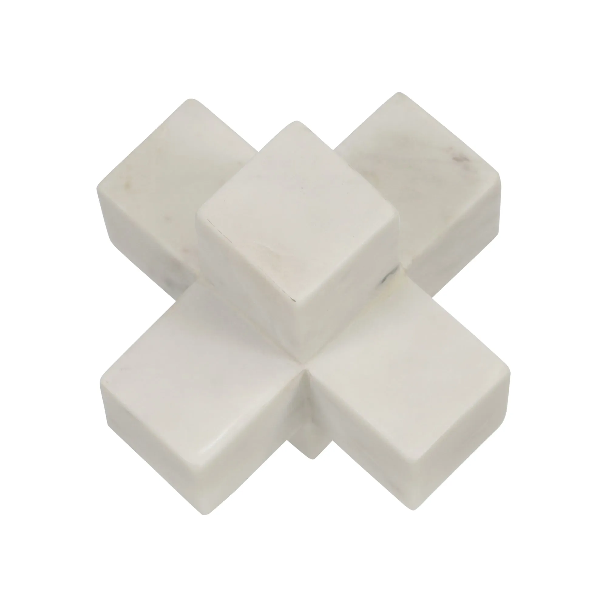 MARBLE 7" JACK DECO, WHITE