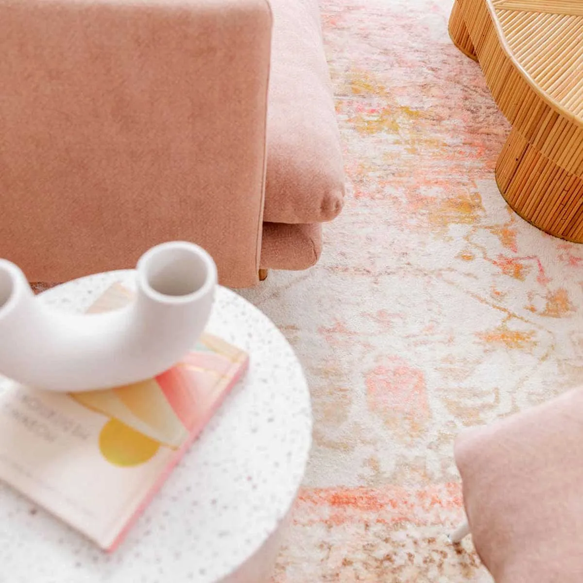 Marissa Medallion Washable Rug