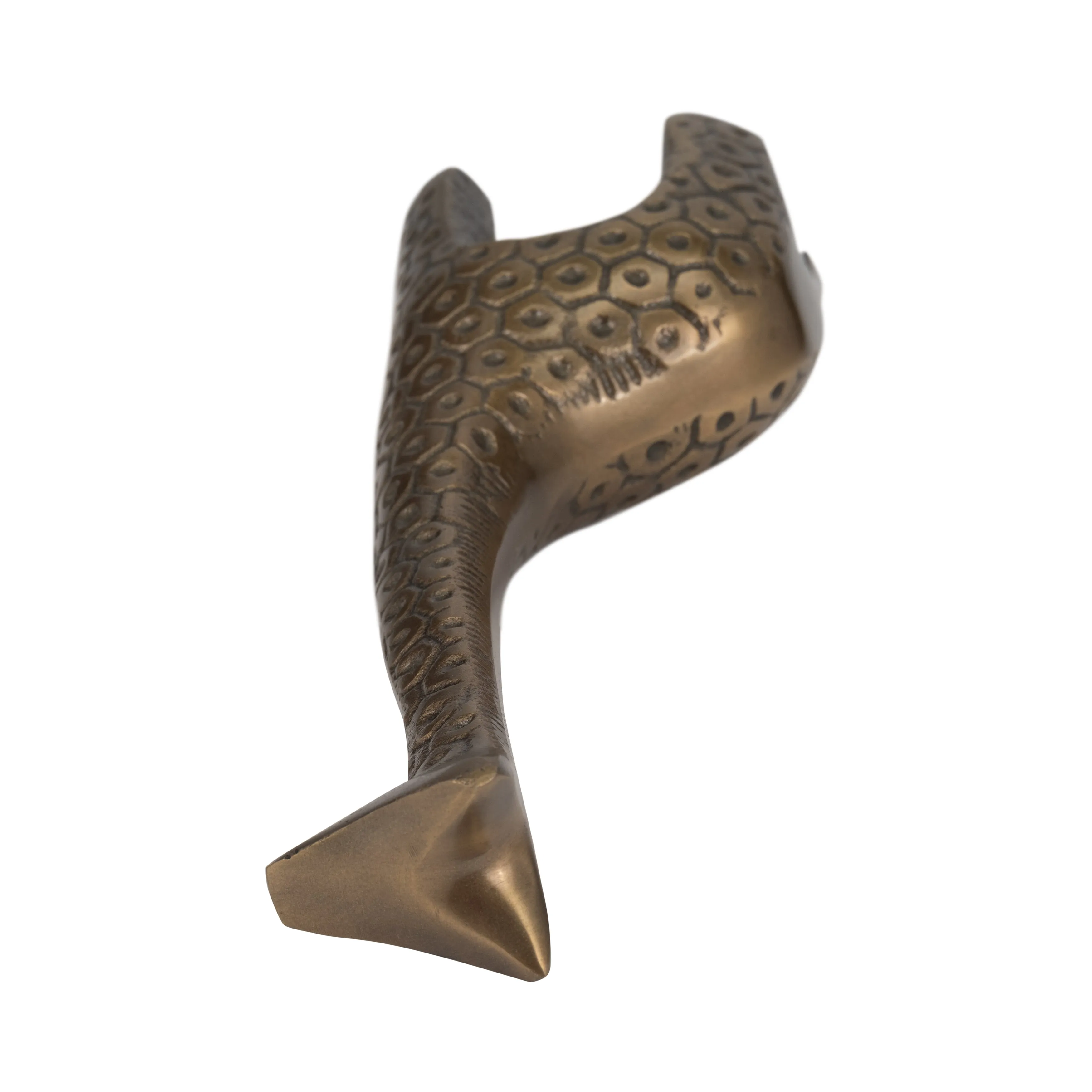 Metal, 12" Honeycomb Giraffe, Bronze