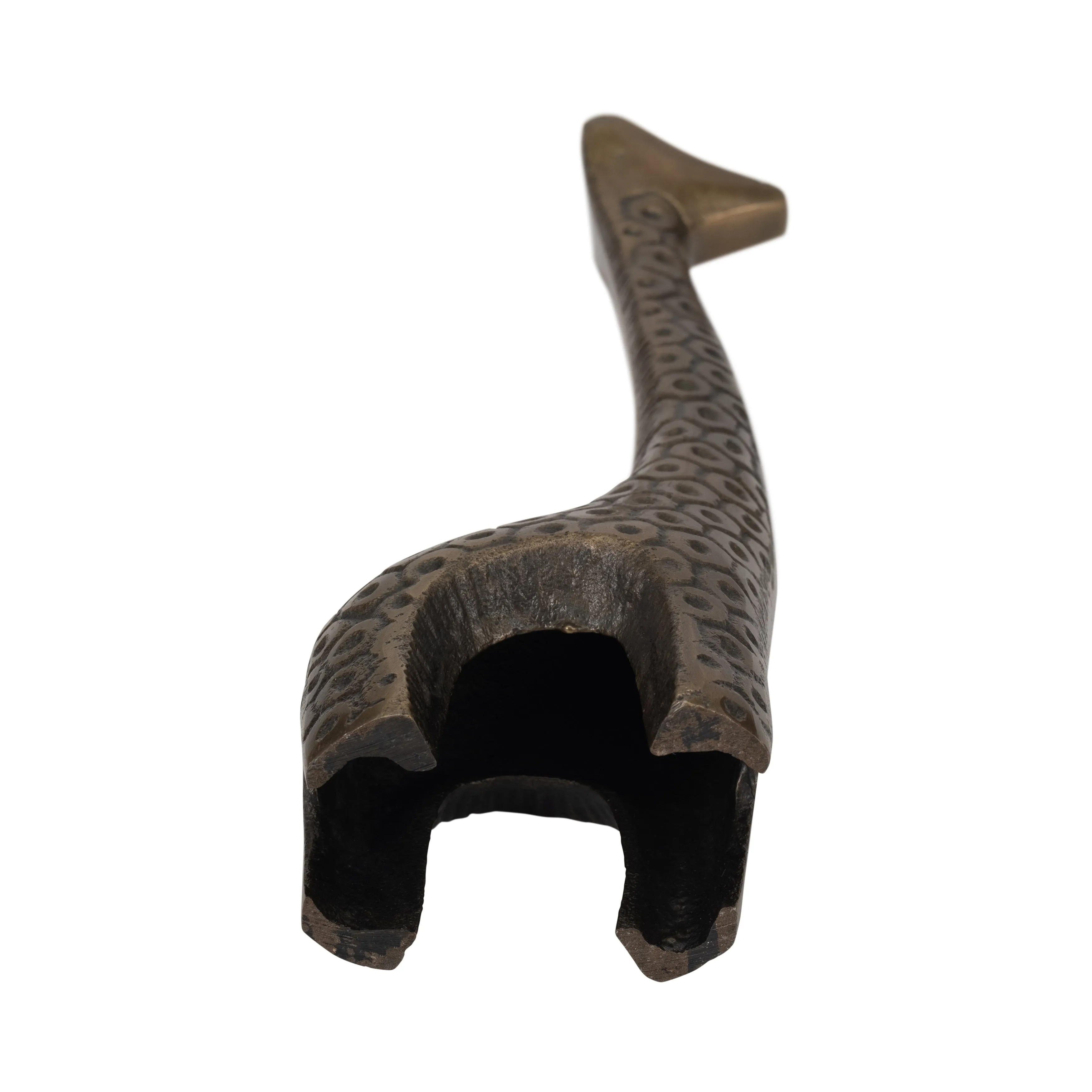 Metal, 12" Honeycomb Giraffe, Bronze