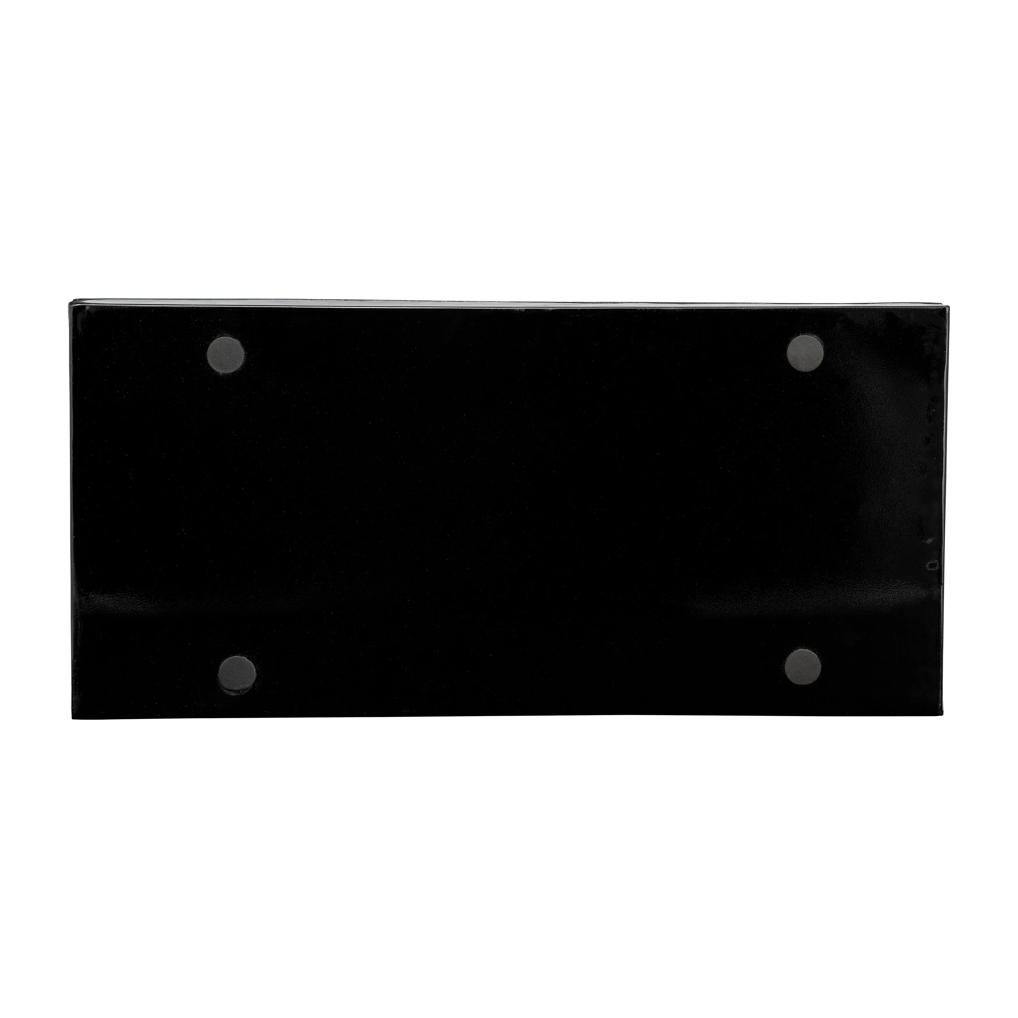 METAL, S/3 18/22/25" RECTANGULAR TRAYS, BLACK/WHIT
