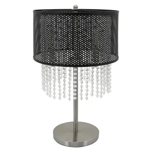 METAL  TABLE LAMP3 LIGHTS