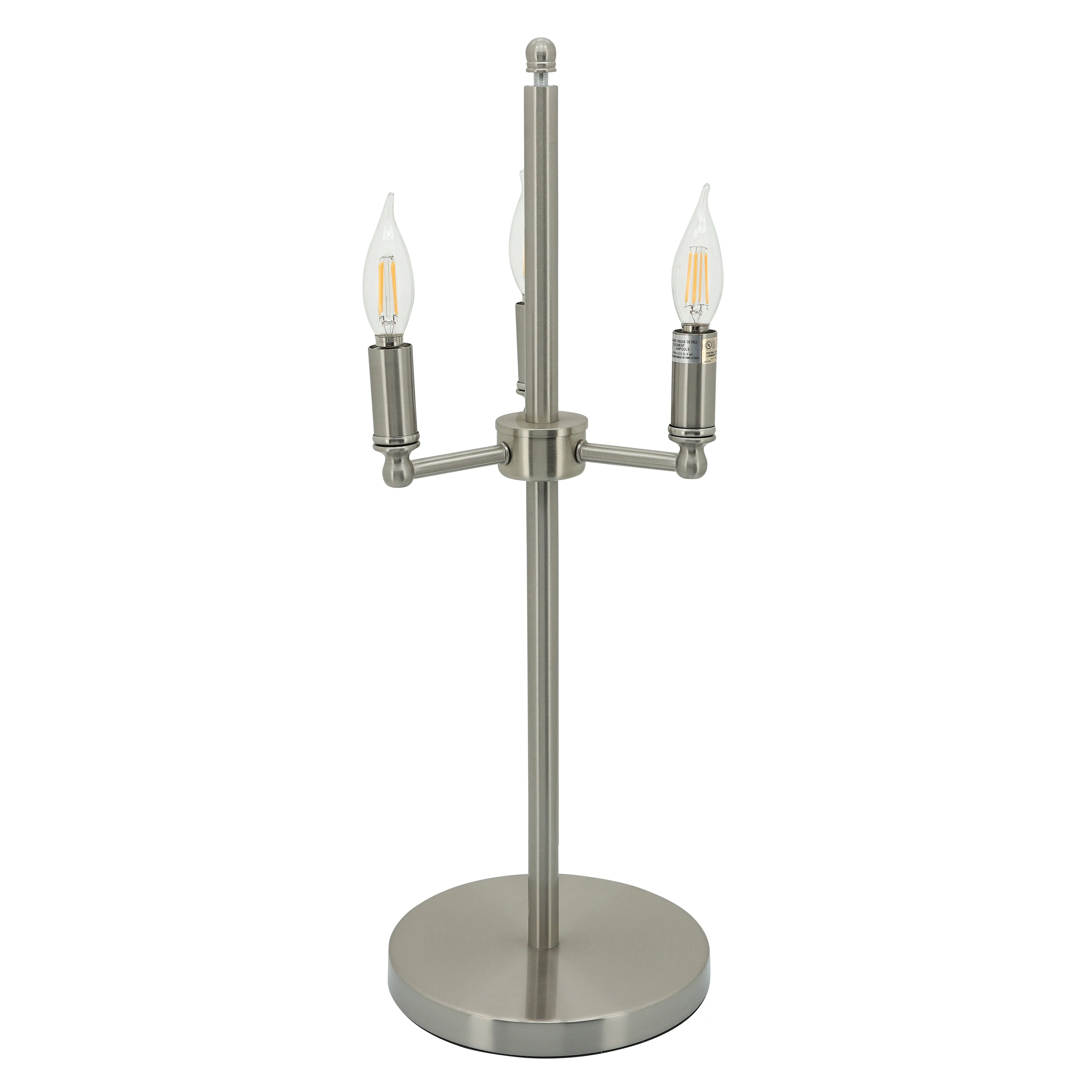 METAL  TABLE LAMP3 LIGHTS