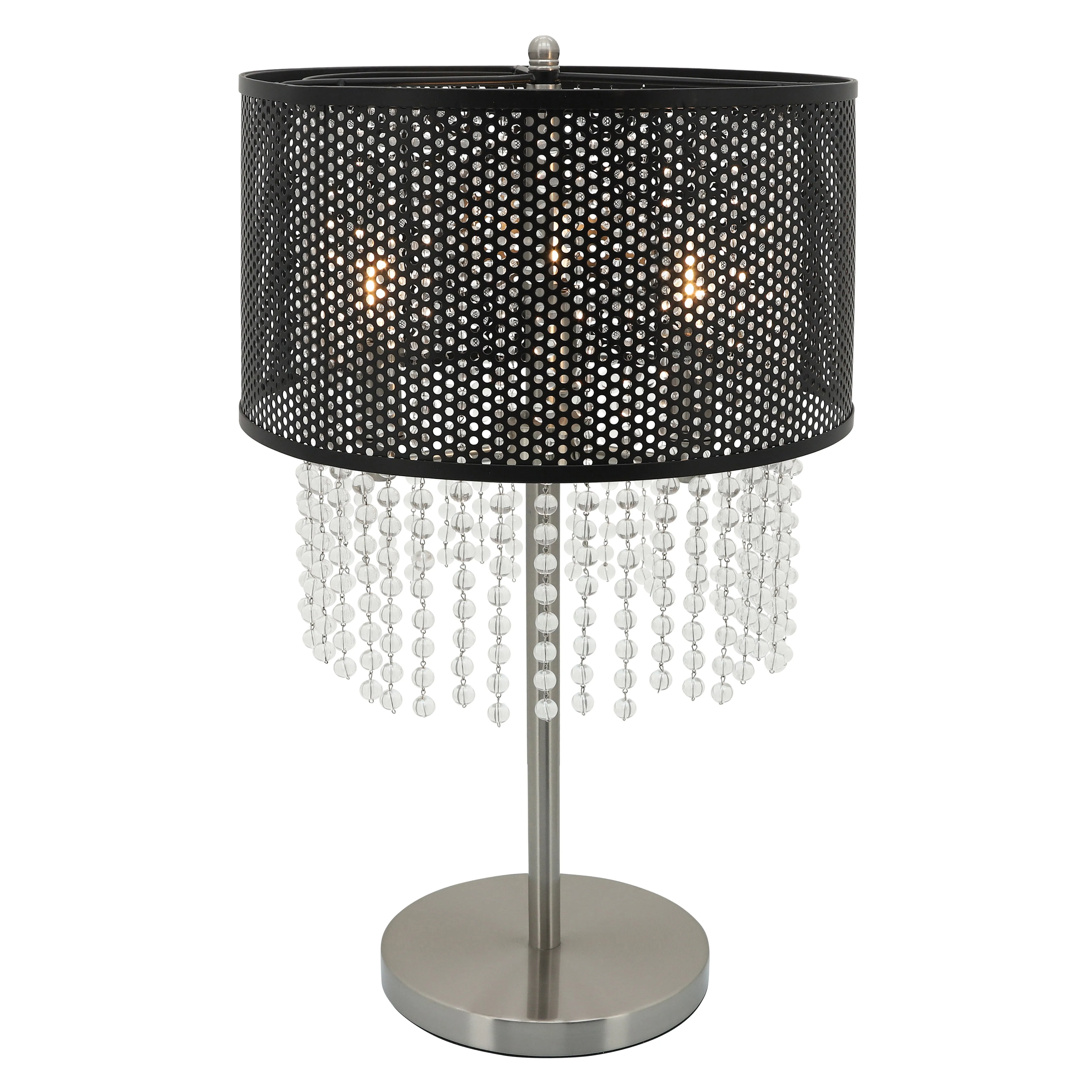 METAL  TABLE LAMP3 LIGHTS