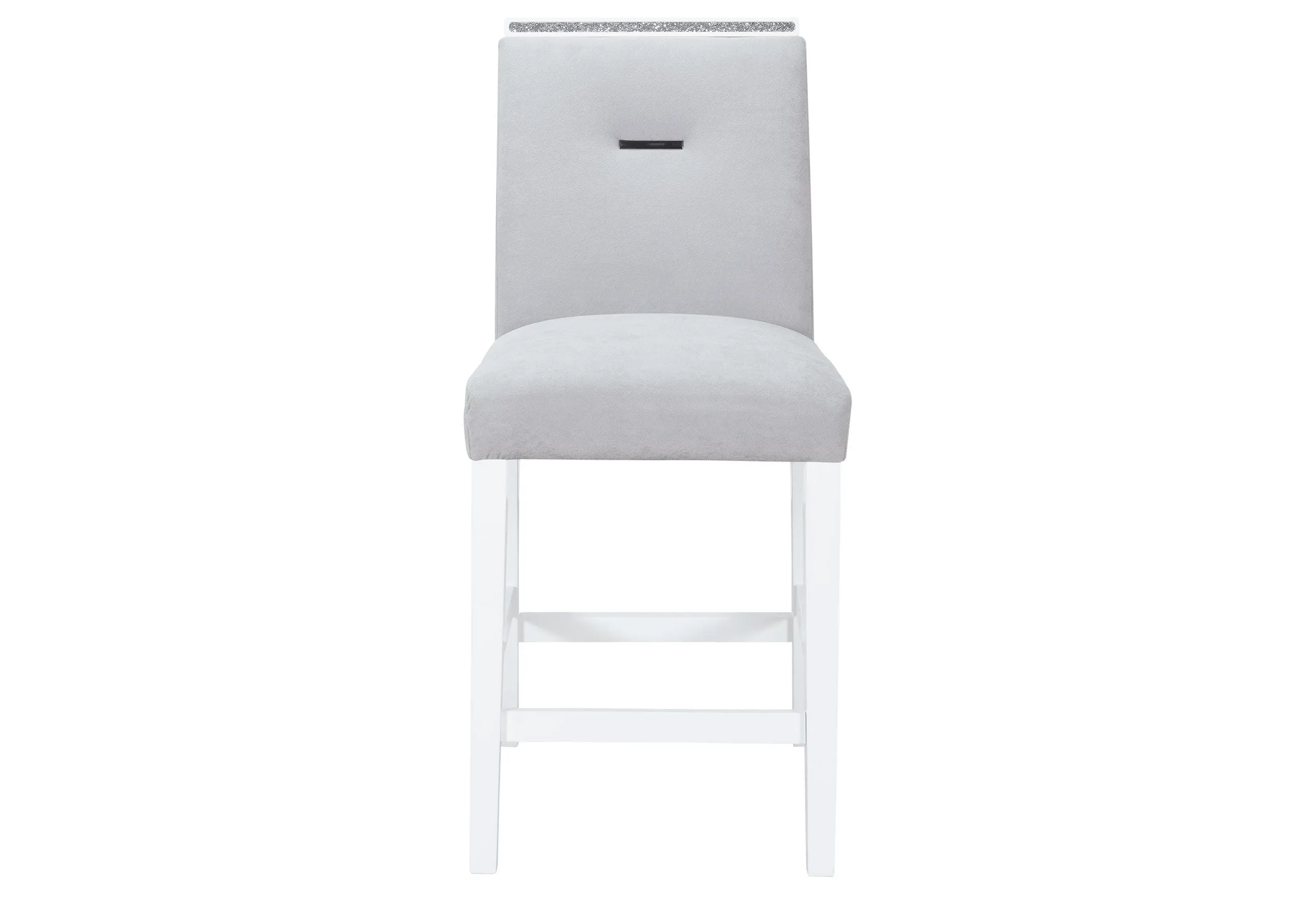 Monaco - Bar Stool New - Light Gray / White