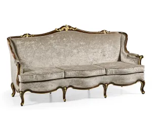 Monte Carlo Collection - Bergre Three Seater Sofa with Gilded Carving