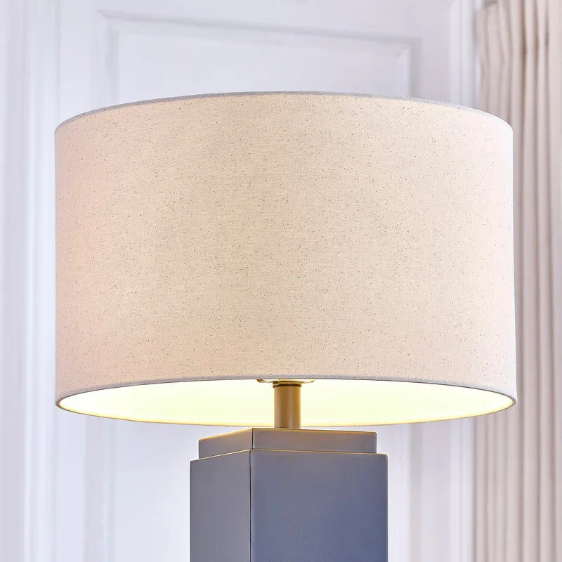 Nebula Matt Black Table Lamp