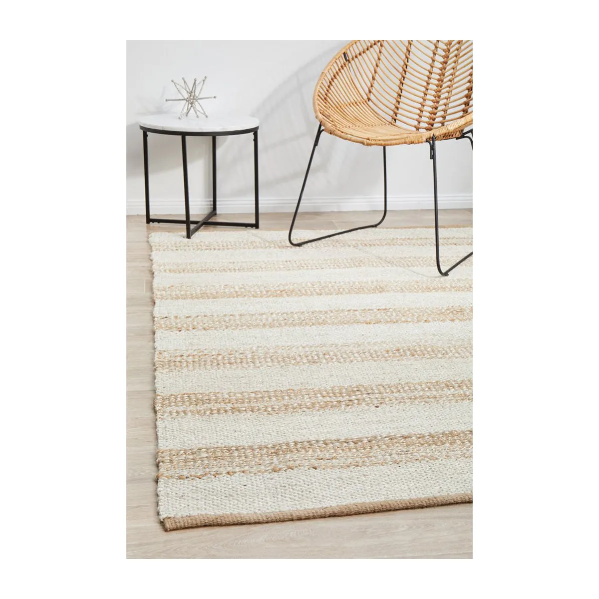 Noosa 555 Rug (Natural, White)