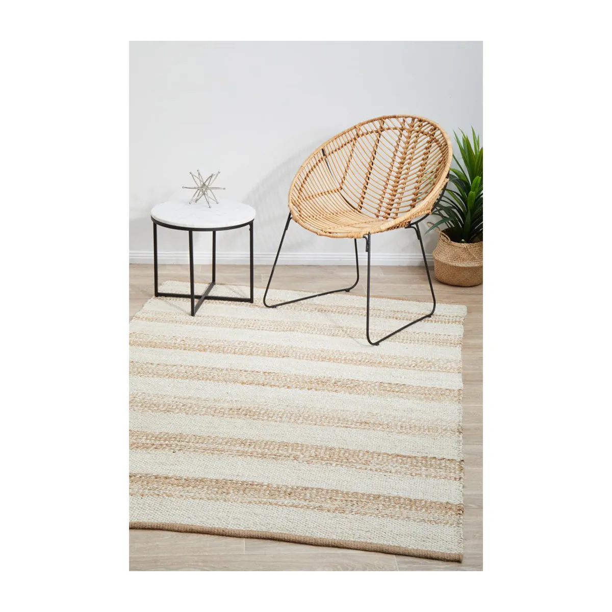Noosa 555 Rug (Natural, White)