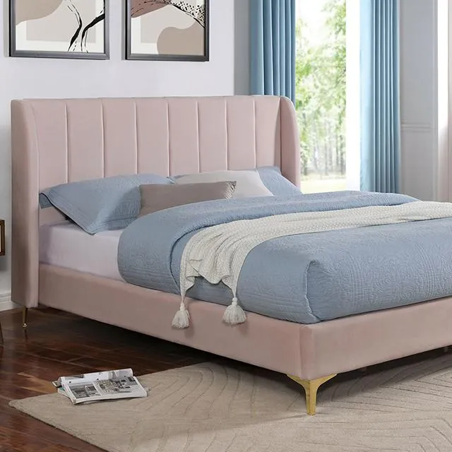 PEARL Full Bed, Light Pink