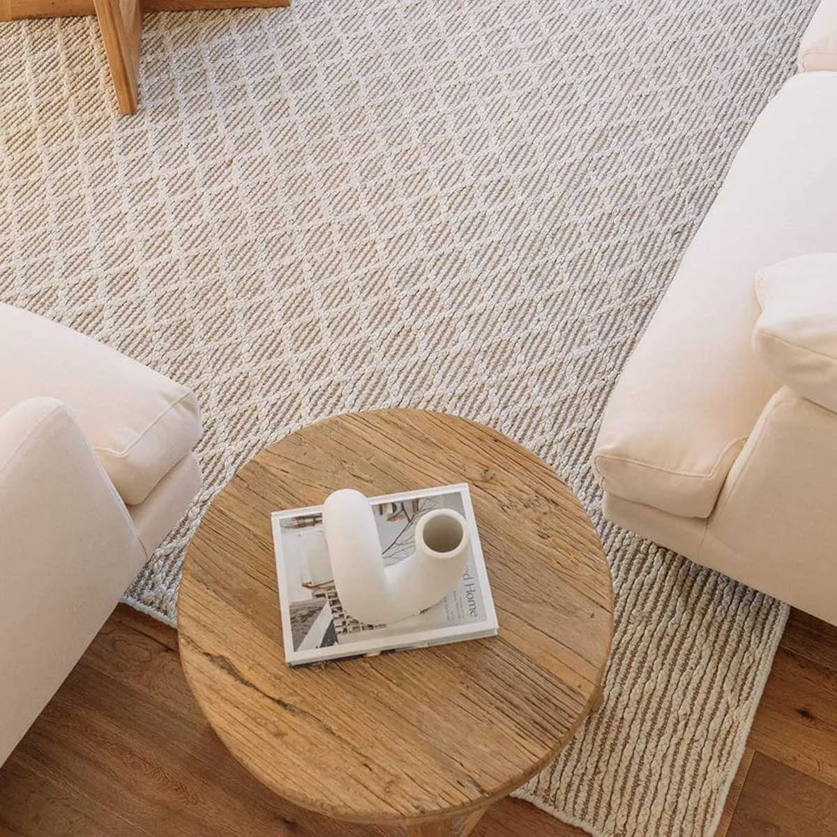 Piper Diamond Jute Rug